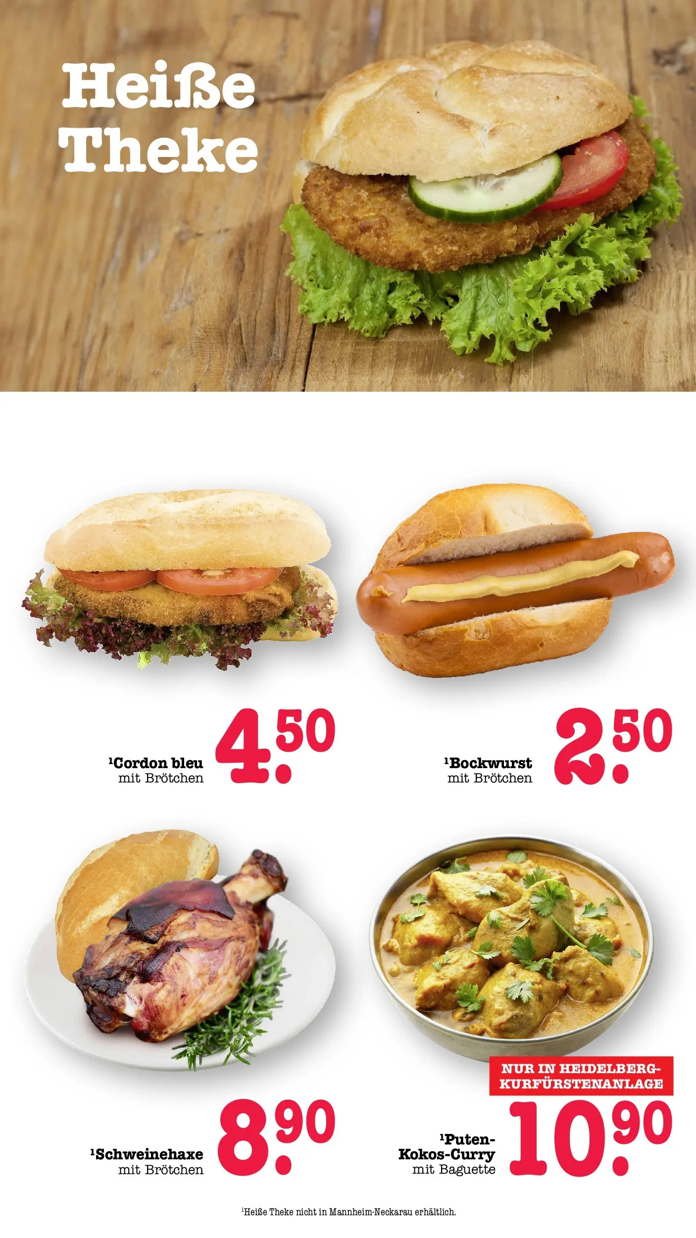 E center Prospekt Mannheim-Wohlgelegen	 (ab 12.04.2026) zum Blättern | Seite: 14 | Produkte: Theke, Baguette