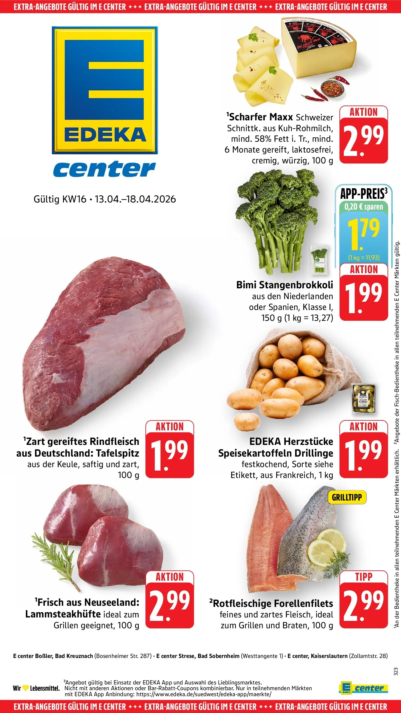 E center Prospekt Kaiserslautern	 (ab 12.04.2026) zum Blättern | Seite: 49 | Produkte: Tafelspitz, Bad, Rindfleisch