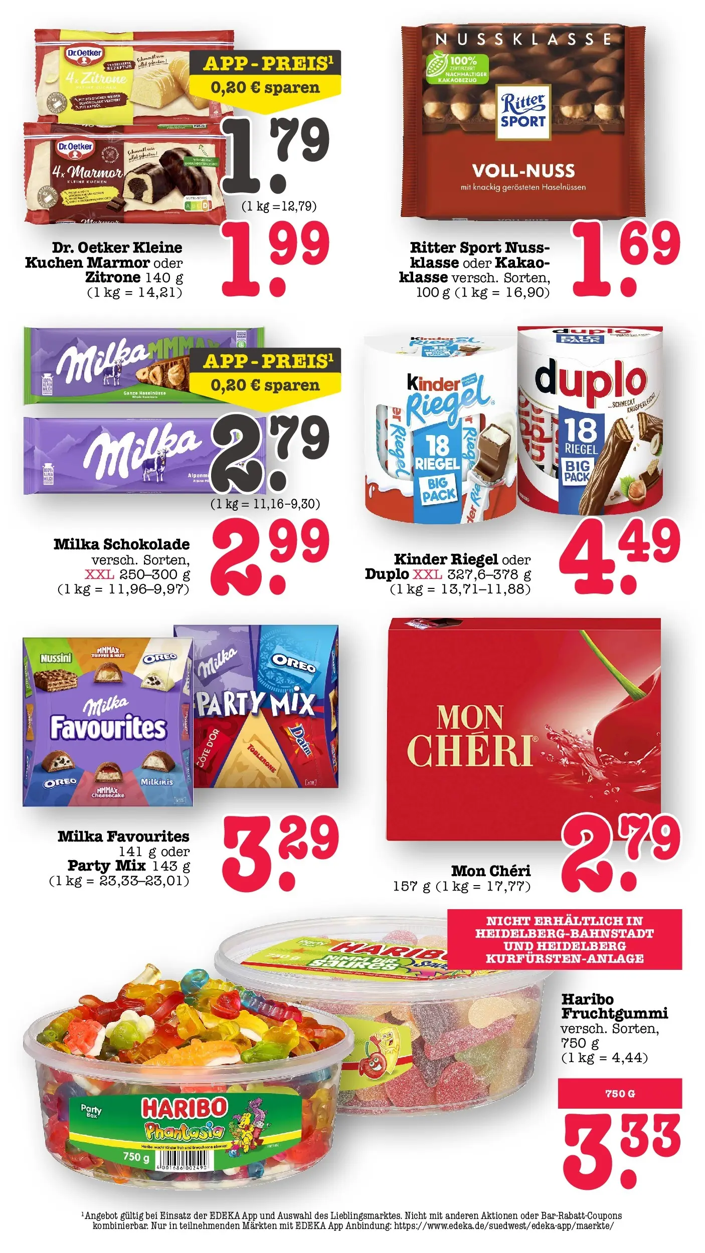 E center Prospekt Mannheim-Wohlgelegen	 (ab 12.04.2026) zum Blättern | Seite: 27 | Produkte: Milka schokolade, Rapsöl, Kinder riegel, Mon cheri