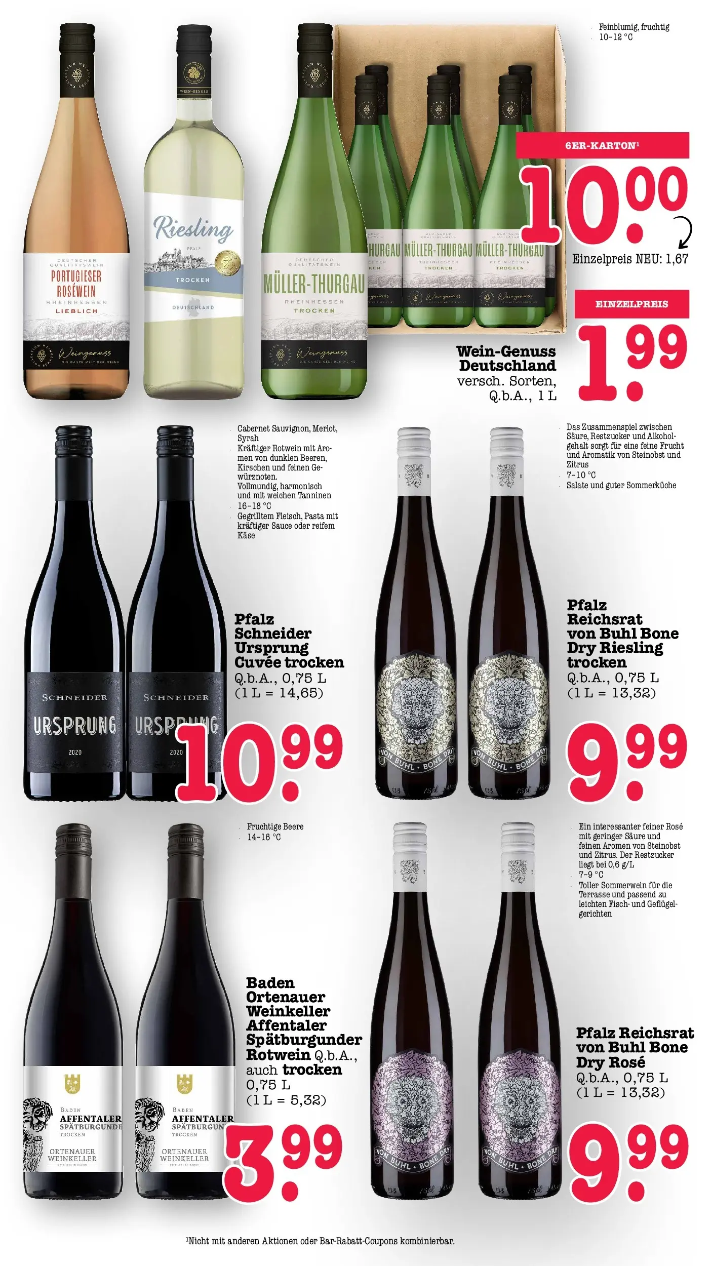 E center Prospekt Mannheim-Wohlgelegen	 (ab 12.04.2026) zum Blättern | Seite: 48 | Produkte: Rotwein, Kirschen, Fisch, Pasta