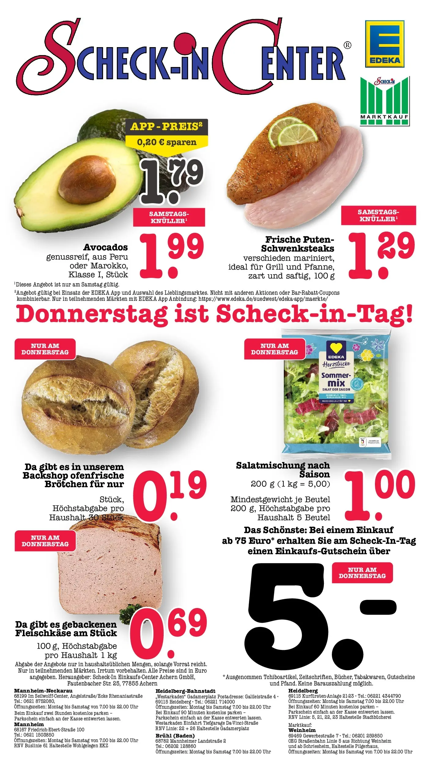 E center Prospekt Mannheim-Wohlgelegen	 (ab 12.04.2026) zum Blättern | Seite: 61 | Produkte: Grill, Ofenfrische, Salat, Uhr