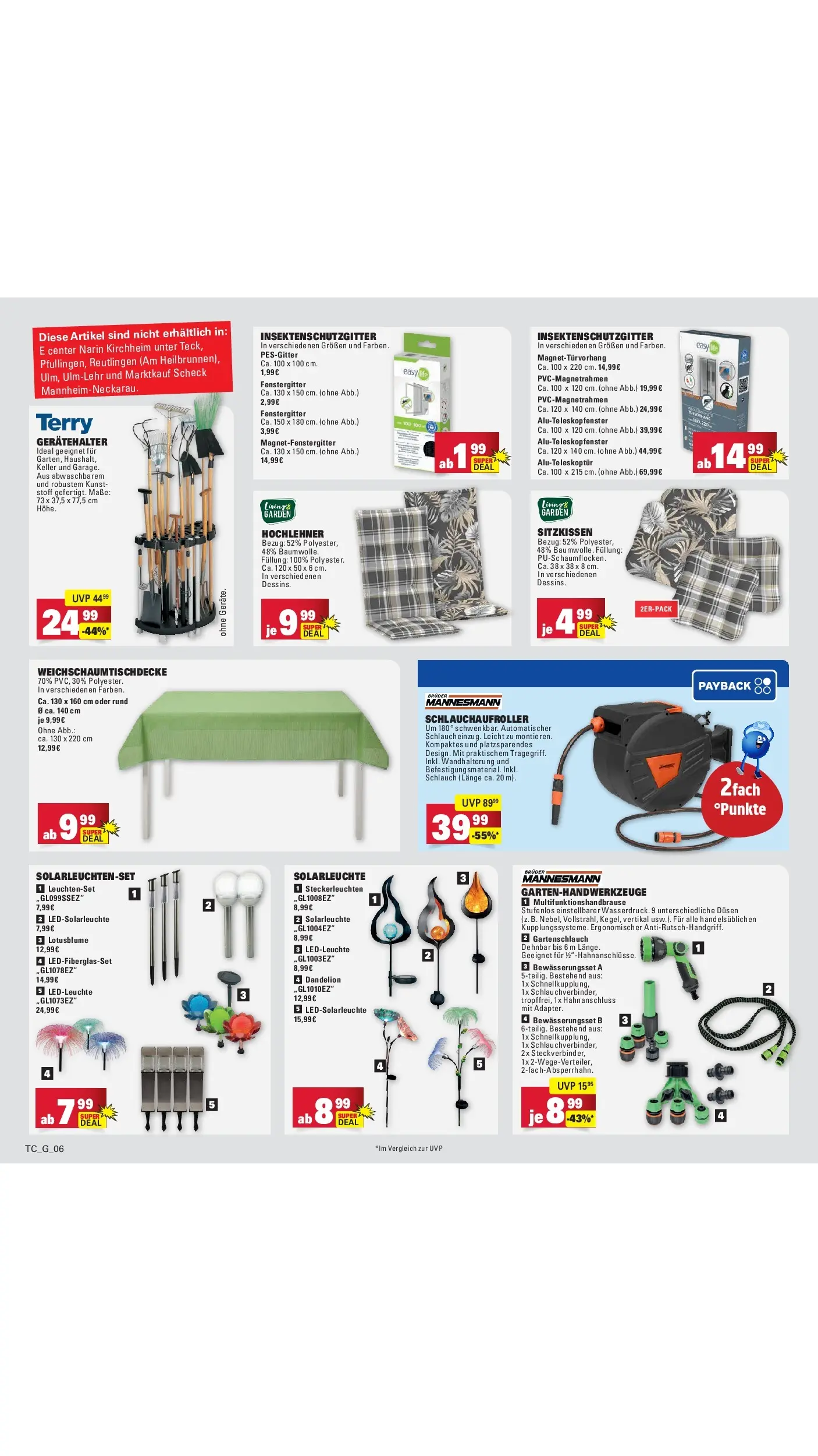 E center Prospekt Mannheim-Wohlgelegen	 (ab 12.04.2026) zum Blättern | Seite: 71 | Produkte: Solarleuchte