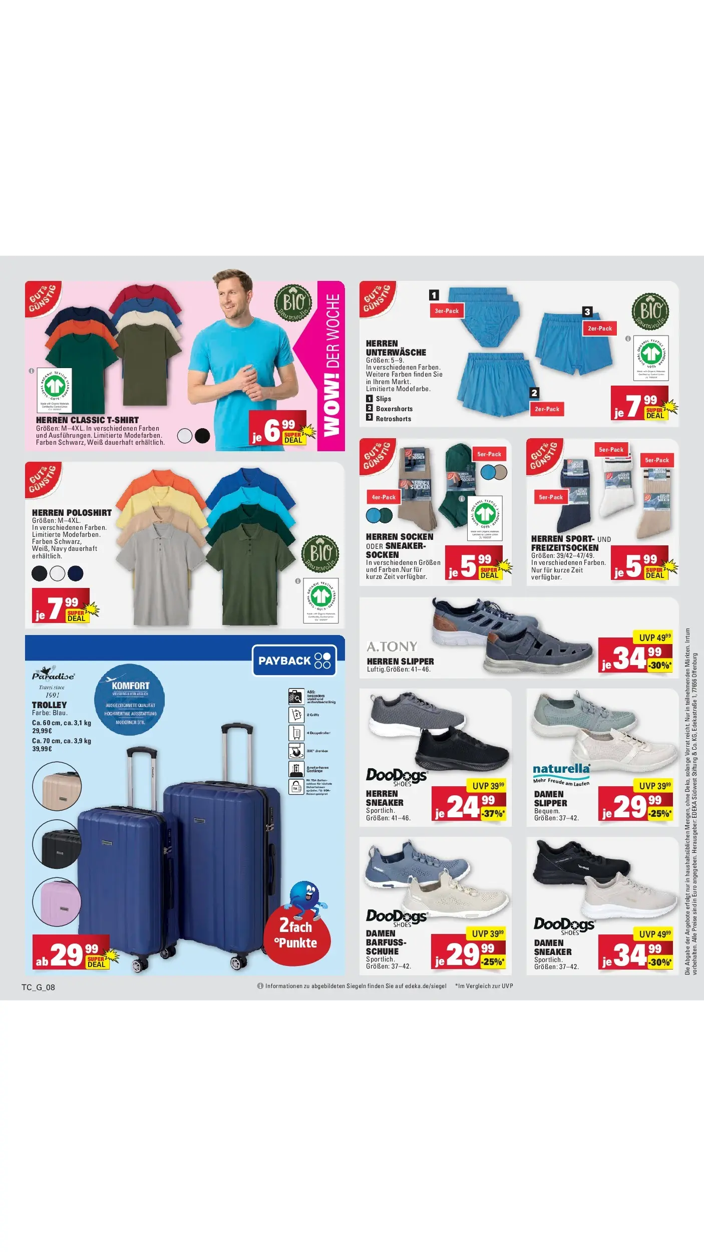 E center Prospekt Mannheim-Wohlgelegen	 (ab 12.04.2026) zum Blättern | Seite: 73 | Produkte: Poloshirt, Unterwäsche, Socken