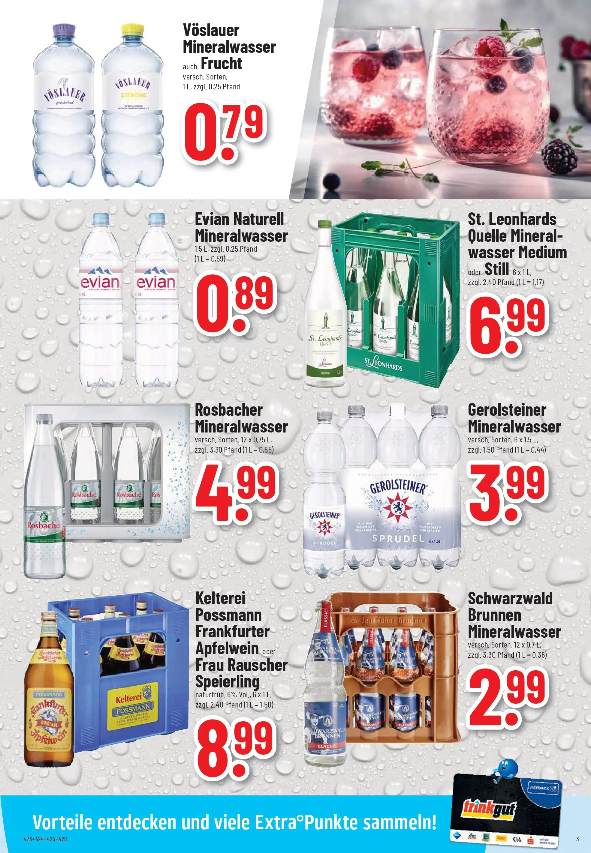 Trinkgut Prospekt Eberbach	 (ab 12.04.2026) » Angebote online | Seite: 3 | Produkte: Mineralwasser, Wasser, Zitrone, Gerolsteiner