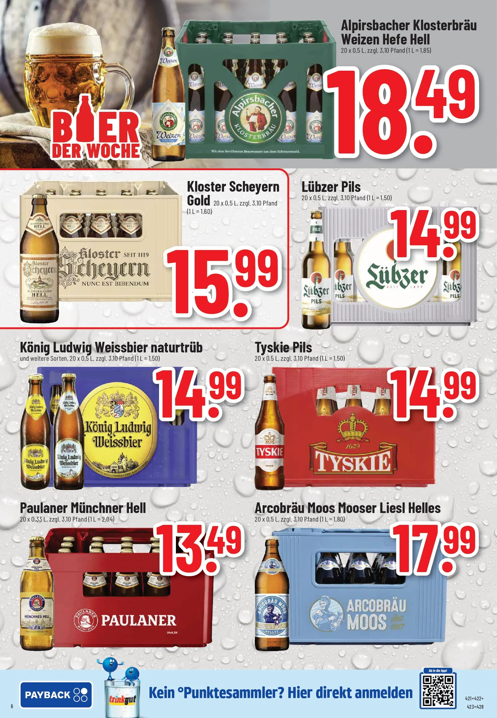 Trinkgut Prospekt Frankfurt A.M.	 (ab 12.04.2026) » Angebote online | Seite: 6 | Produkte: Tyskie, Weißbier, Pils, Paulaner