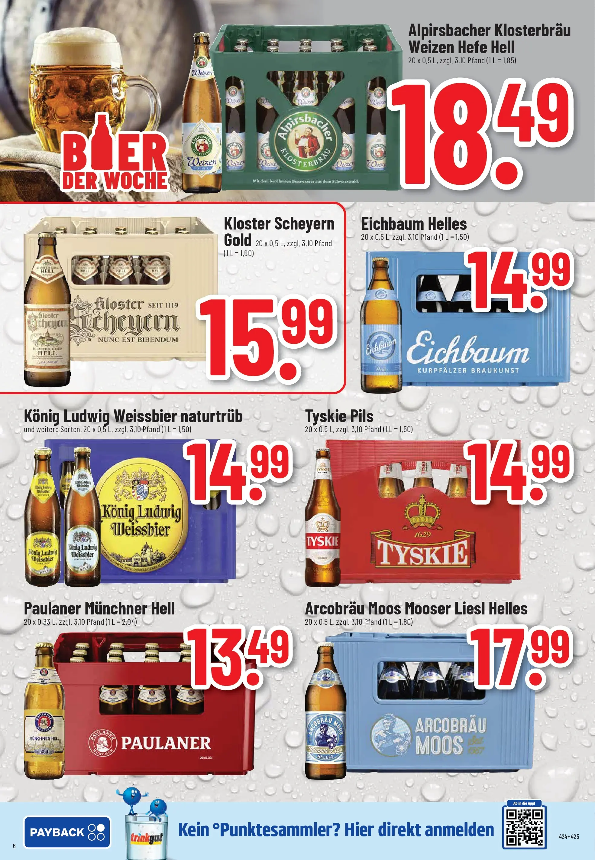Trinkgut Prospekt Eberbach	 (ab 12.04.2026) » Angebote online | Seite: 6 | Produkte: Tyskie, Weißbier, Pils, Paulaner