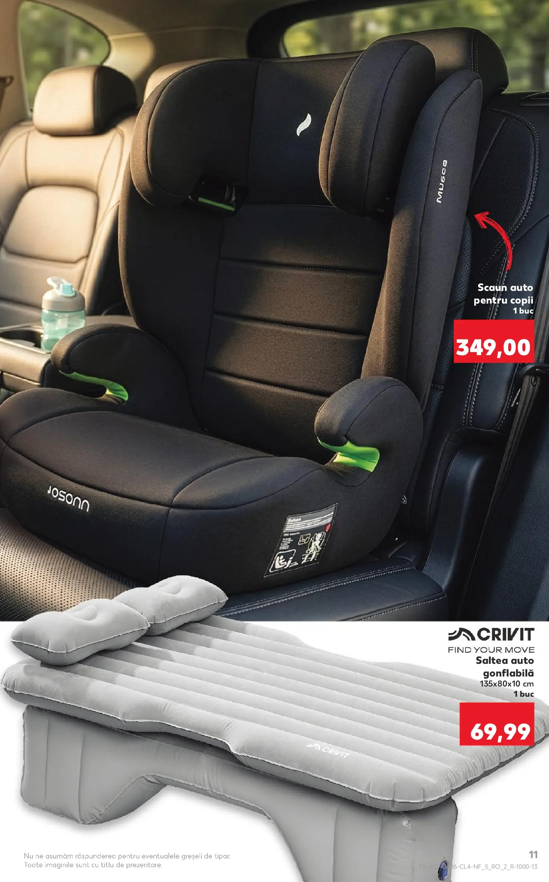 Kaufland Viseu de Sus 14.04.2026 - Revista si Oferta | Pagină: 11 | Produse: Saltea, Scaun