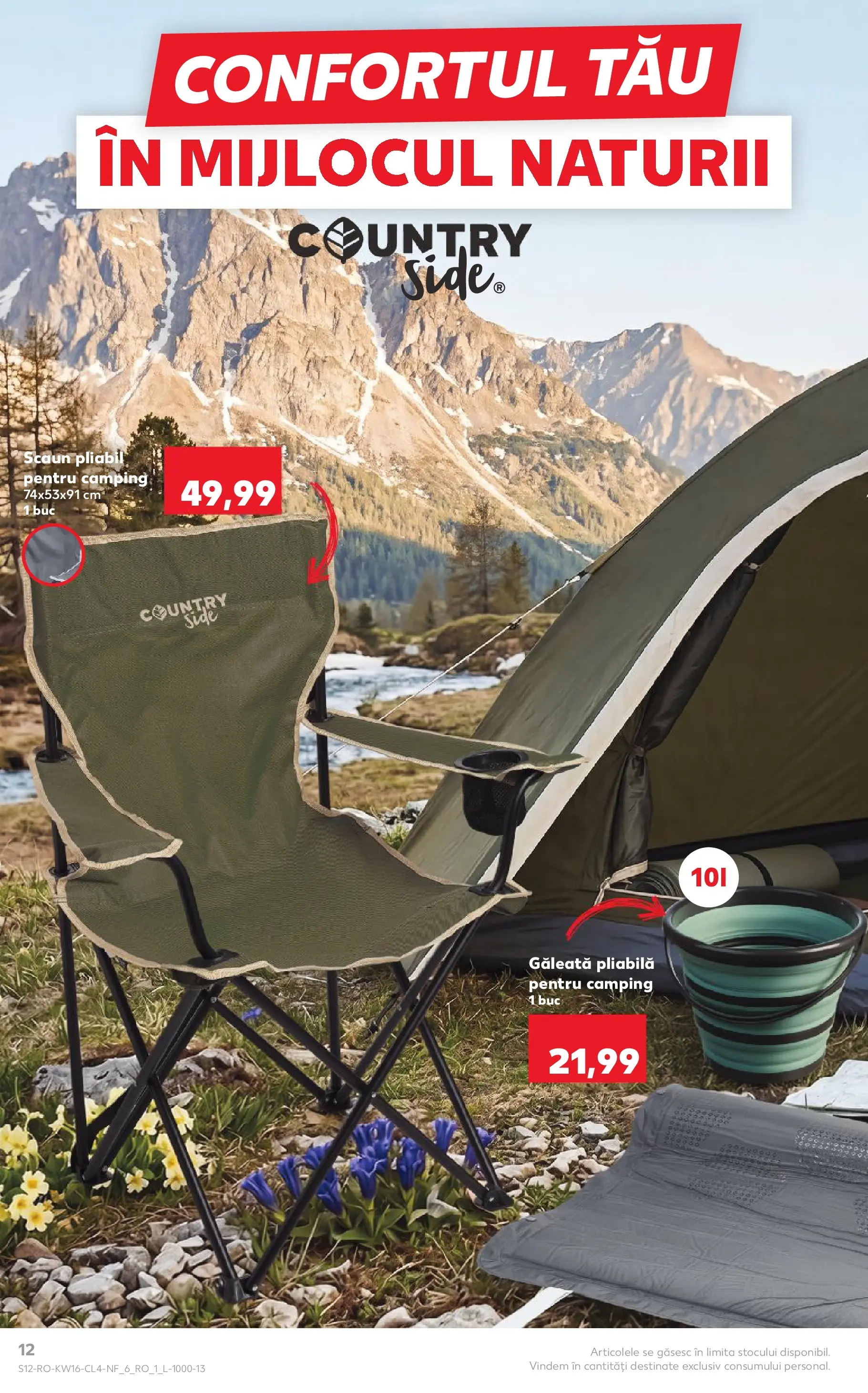 Kaufland Viseu de Sus 14.04.2026 - Revista si Oferta | Pagină: 12 | Produse: Scaun