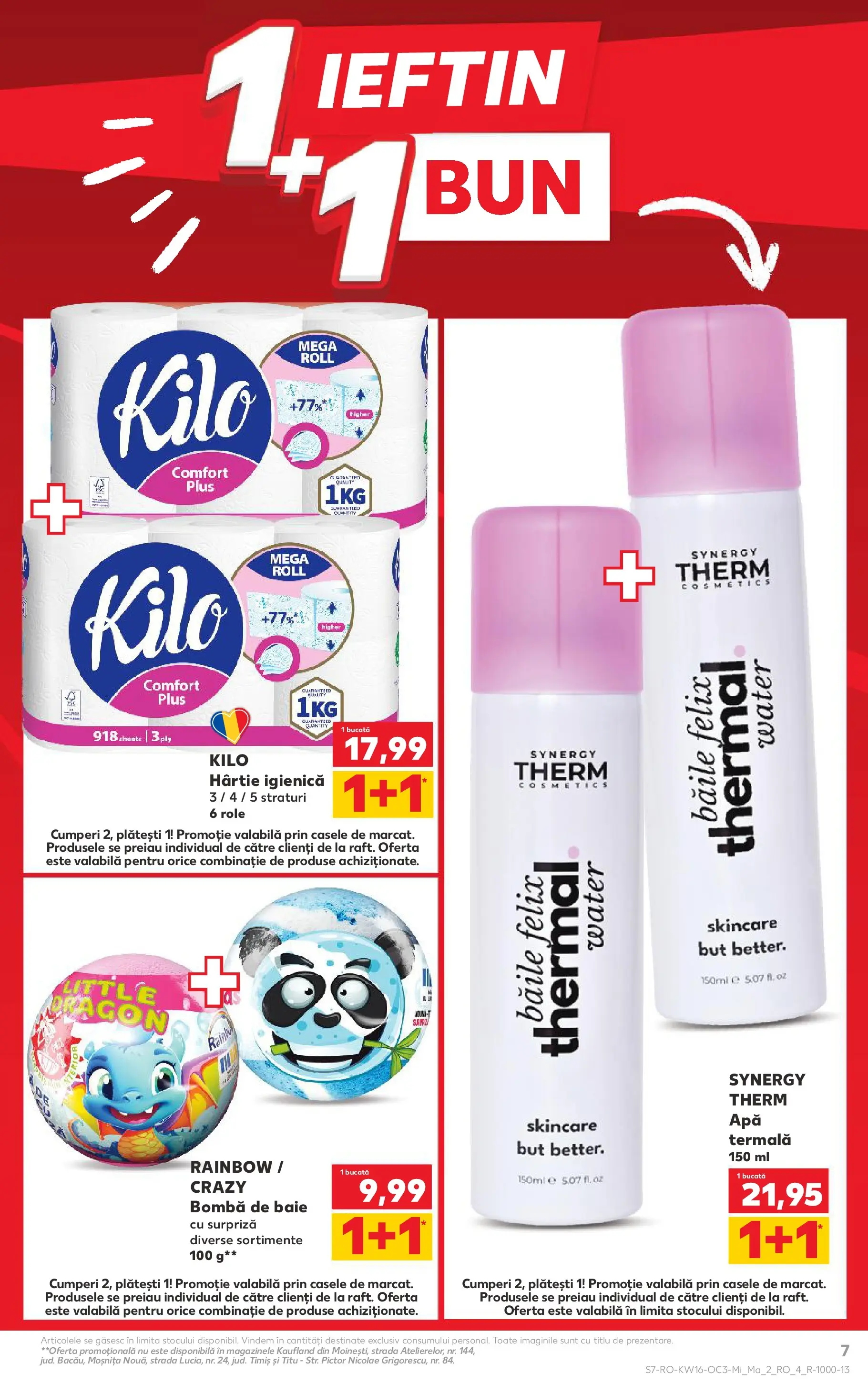 Kaufland Domnesti 14.04.2026 - Revista si Oferta | Pagină: 7 | Produse: Role, Apă