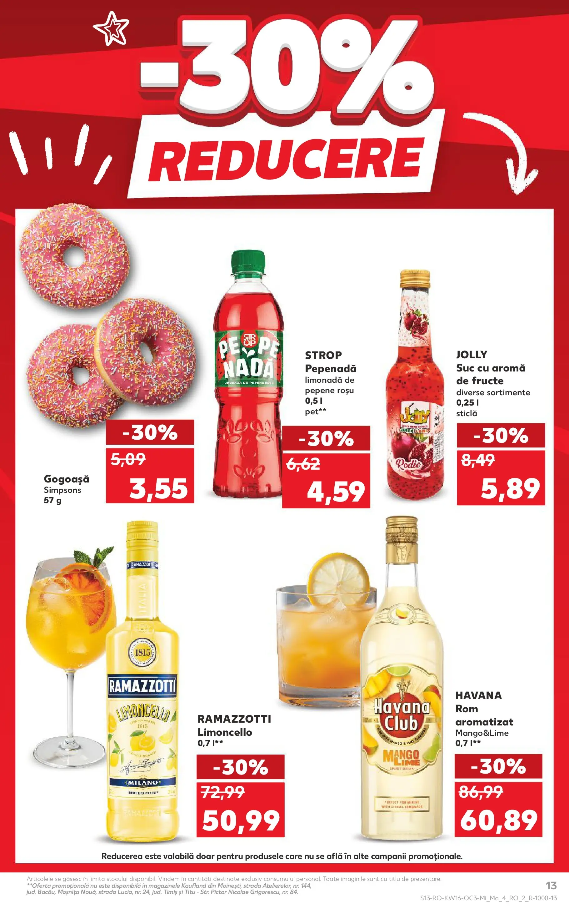Kaufland Domnesti 14.04.2026 - Revista si Oferta | Pagină: 13 | Produse: Sıcak su torbası, Divan, Suc, Fructe