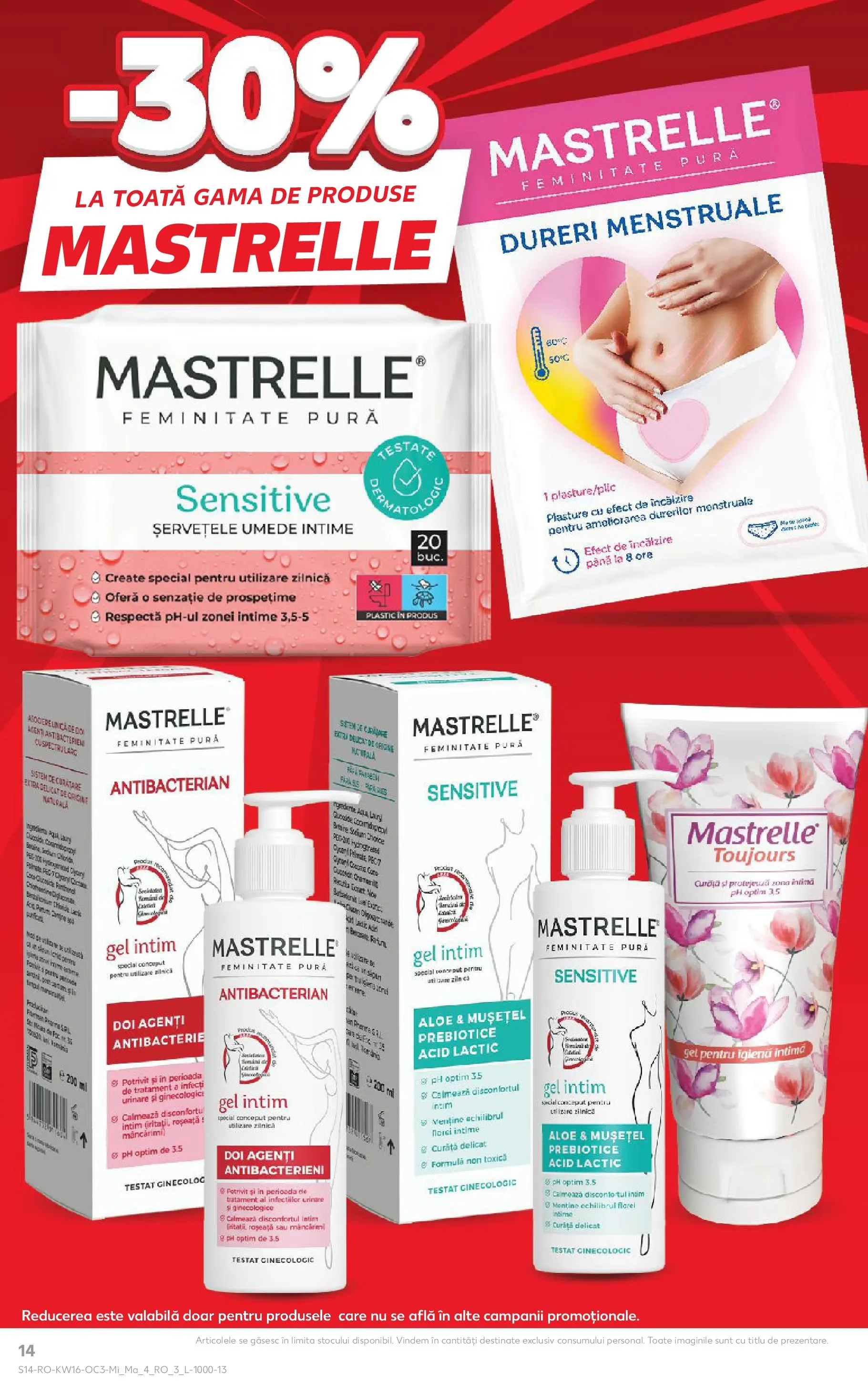 Kaufland Domnesti 14.04.2026 - Revista si Oferta | Pagină: 14 | Produse: Gel intim, Șervețele umede