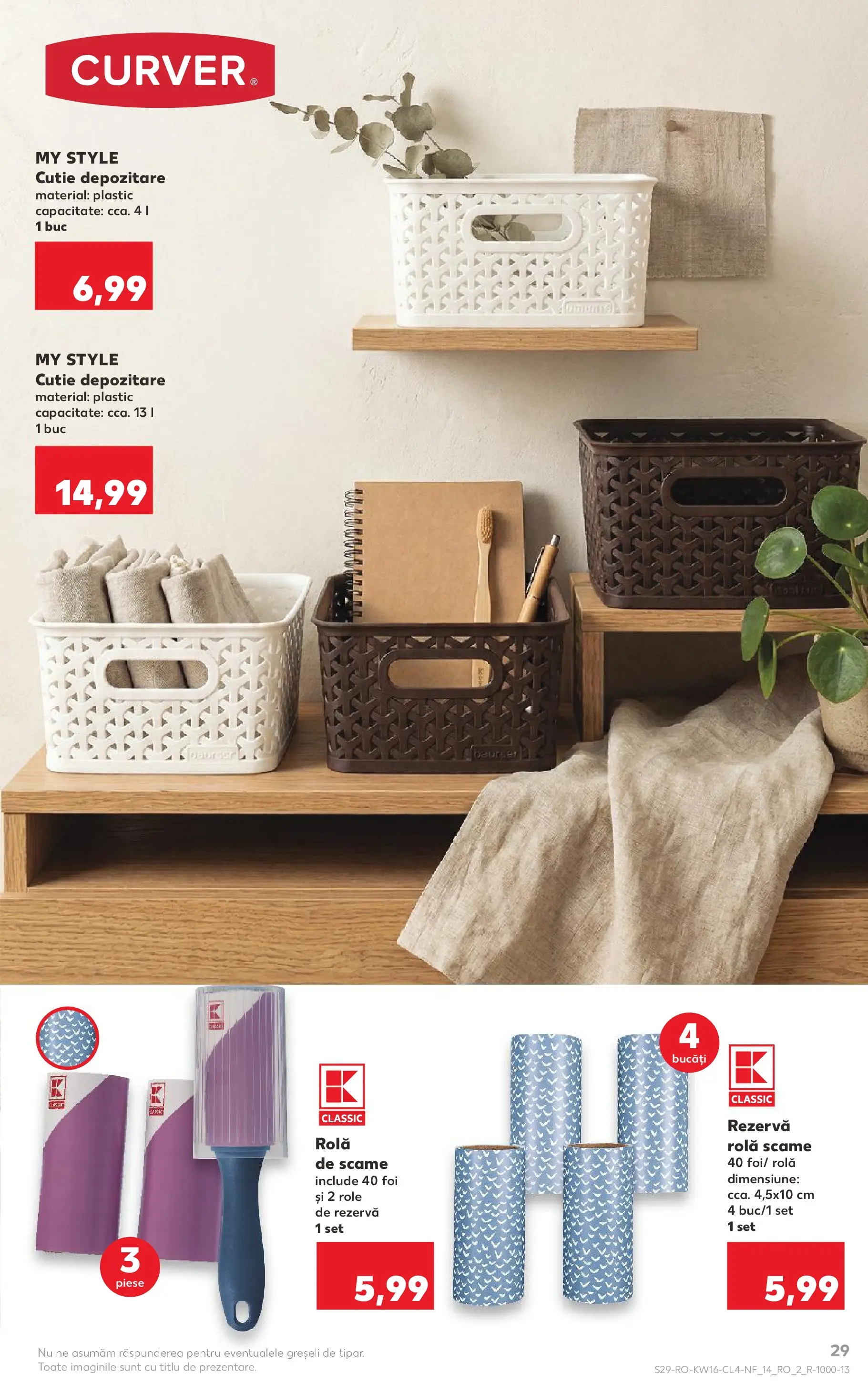 Kaufland Viseu de Sus 14.04.2026 - Revista si Oferta | Pagină: 29 | Produse: Delgeç, Role, Cutie