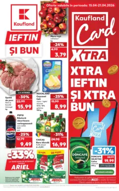 Ofertele Kaufland valabile de la 15.04.2026