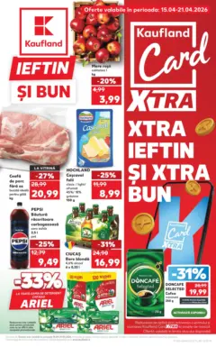 Ofertele Kaufland valabile de la 15.04.2026