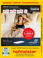 Hofmeister Tempur Highlights - bis 02.05.2026