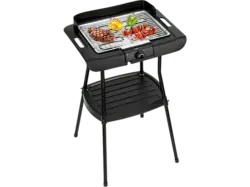 Clatronic BQ 3842 Barbecue- Stand- und Tischgrill, Schwarz