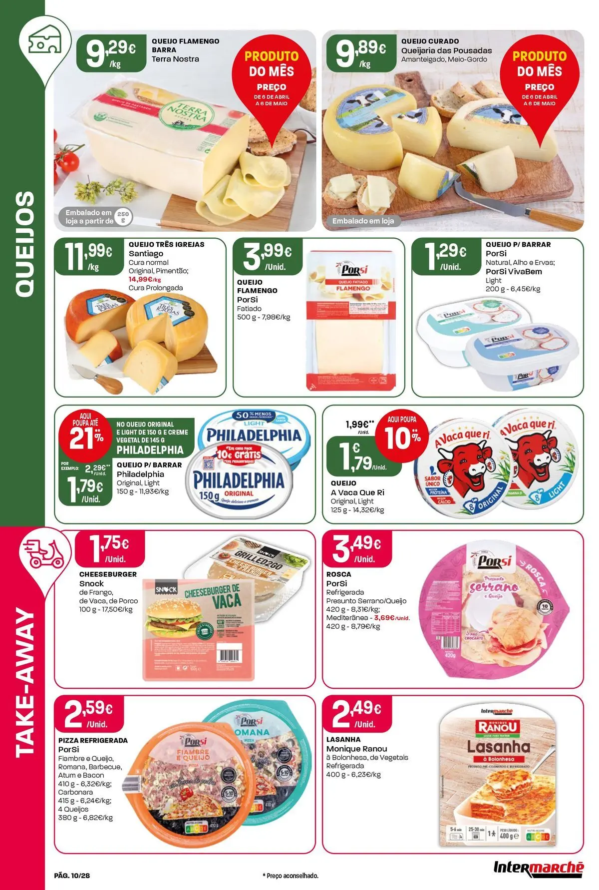 Ofertas - Isto é que são preços BAIXOS! » de 10/04/2026 - 15/04/2026 | Página: 10 | Produtos: Atum, Bacon, Queijo, Presunto