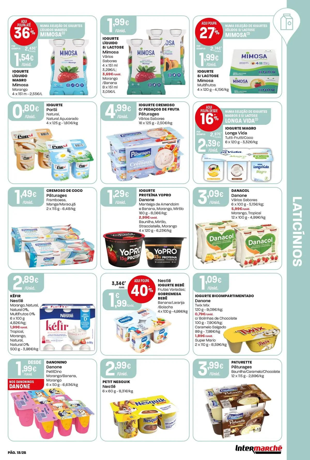 Ofertas - Isto é que são preços BAIXOS! » de 10/04/2026 - 15/04/2026 | Página: 13 | Produtos: Iogurtes, Iogurte, Chocolate, Iogurte liquido