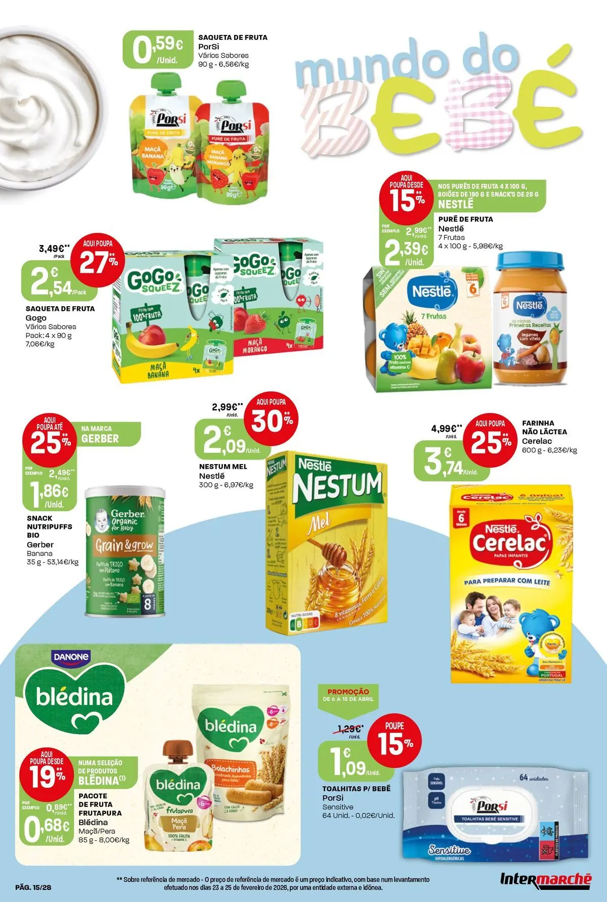 Ofertas - Isto é que são preços BAIXOS! » de 10/04/2026 - 15/04/2026 | Página: 15 | Produtos: Maça, Vitamina c, Mel, Cereais