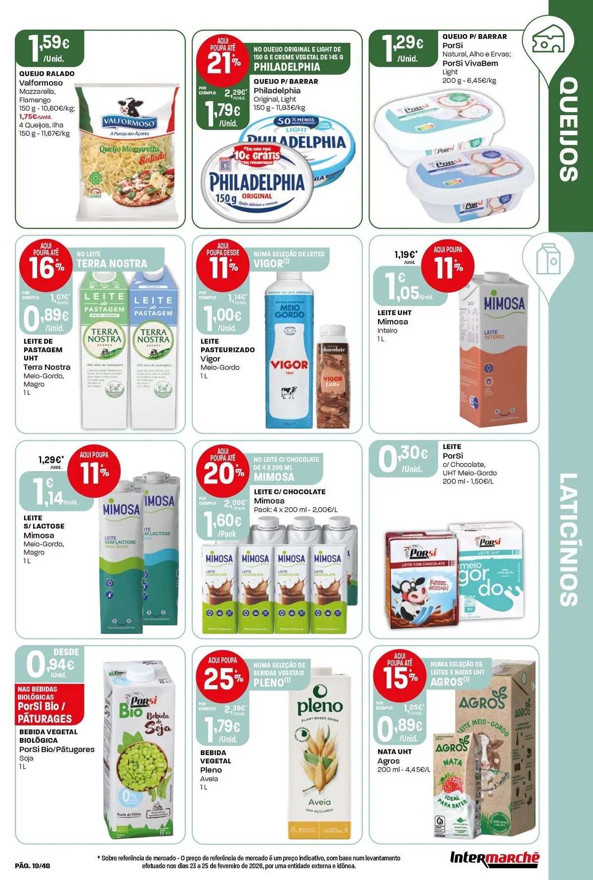 Ofertas - Isto é que são preços BAIXOS » de 10/04/2026 - 15/04/2026 | Página: 19 | Produtos: Soja, Base, Queijo, Chocolate