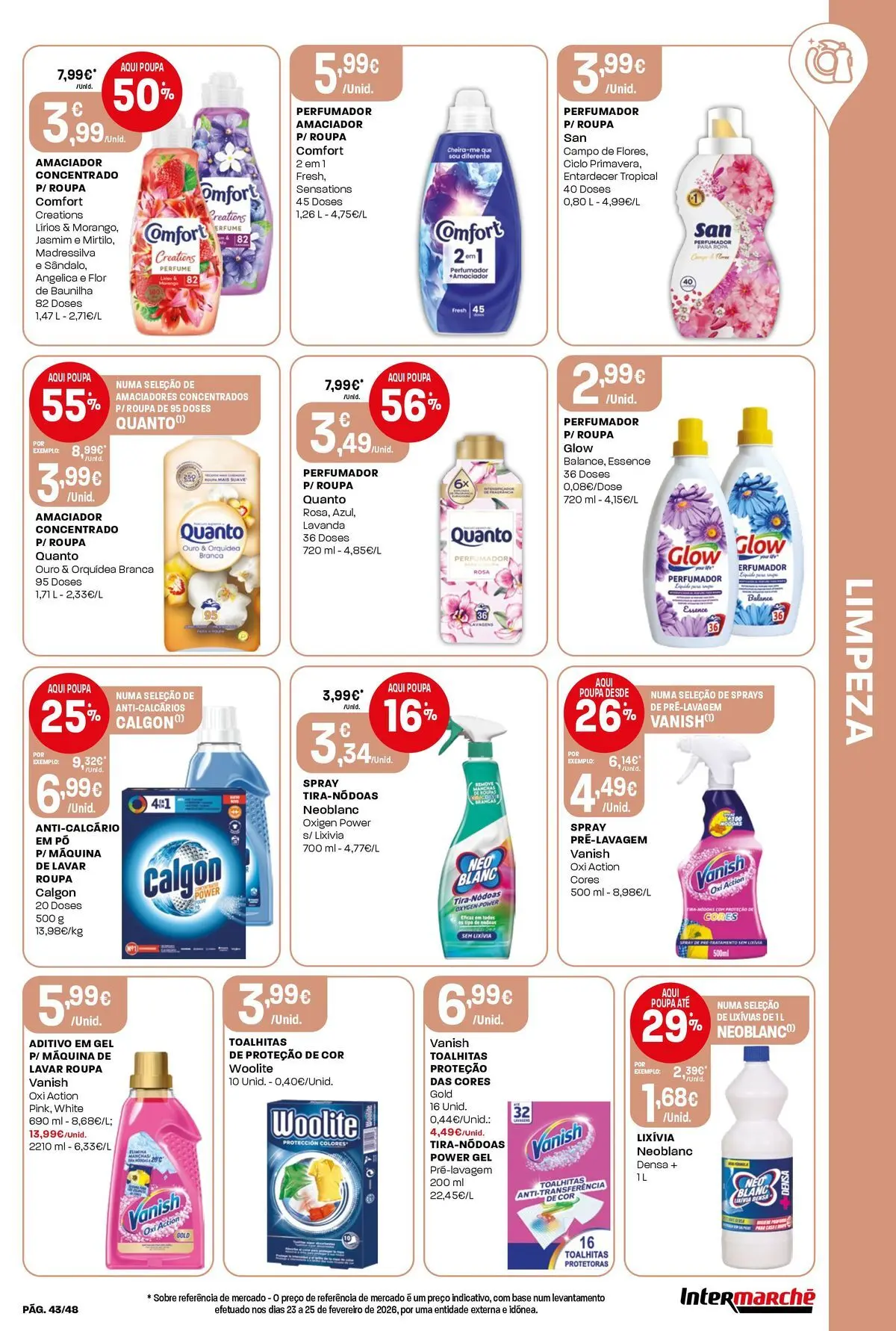 Ofertas - Isto é que são preços BAIXOS » de 10/04/2026 - 15/04/2026 | Página: 43 | Produtos: Perfume, Pó, Base