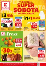 Kaufland Super Sobota ważne 11.04. Kaufland &ndash; do 11.04.2026