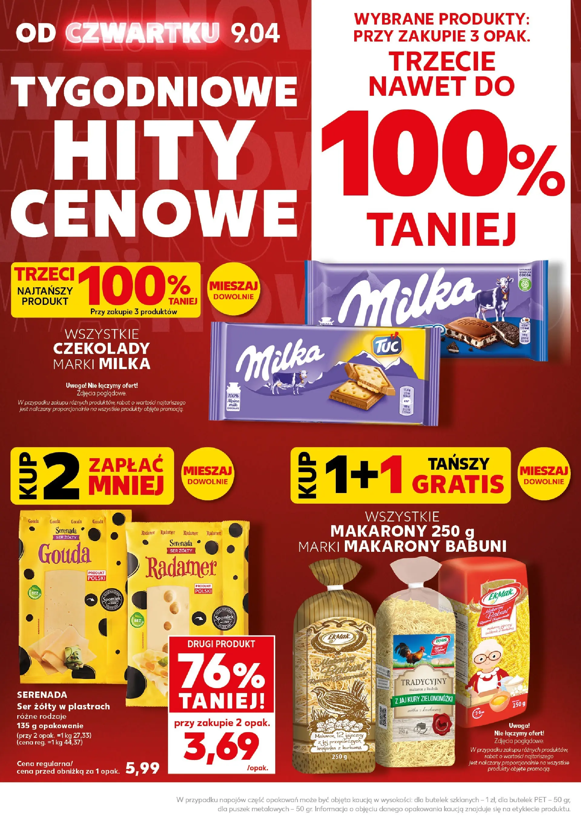 Kaufland gazetka - Super Sobota od 11.04.2026 - od jutra PDF | Strona: 4 | Produkty: Kurkuma, Milka, Makarony, Makaron