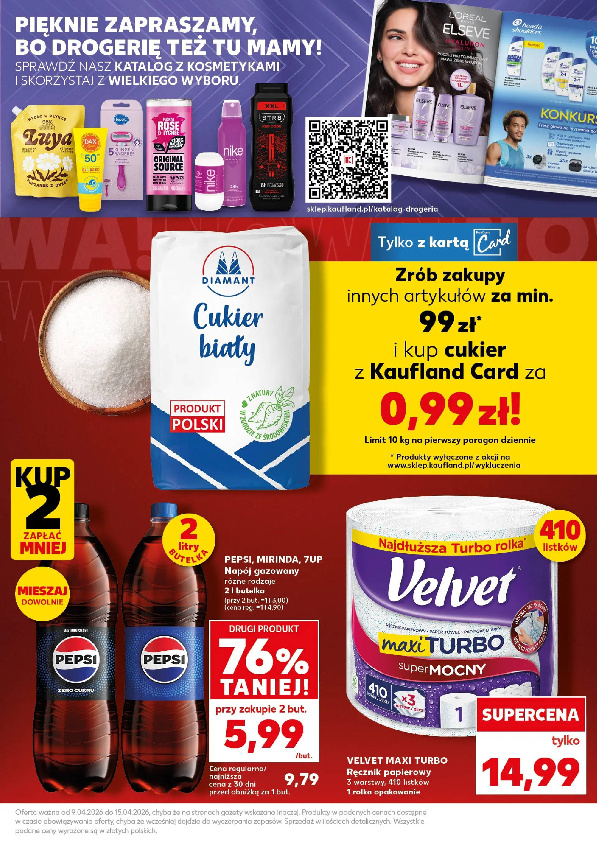 Kaufland gazetka - Super Sobota od 11.04.2026 - od jutra PDF | Strona: 5 | Produkty: Mydło w płynie, Mydło, Ręcznik papierowy, Cukier