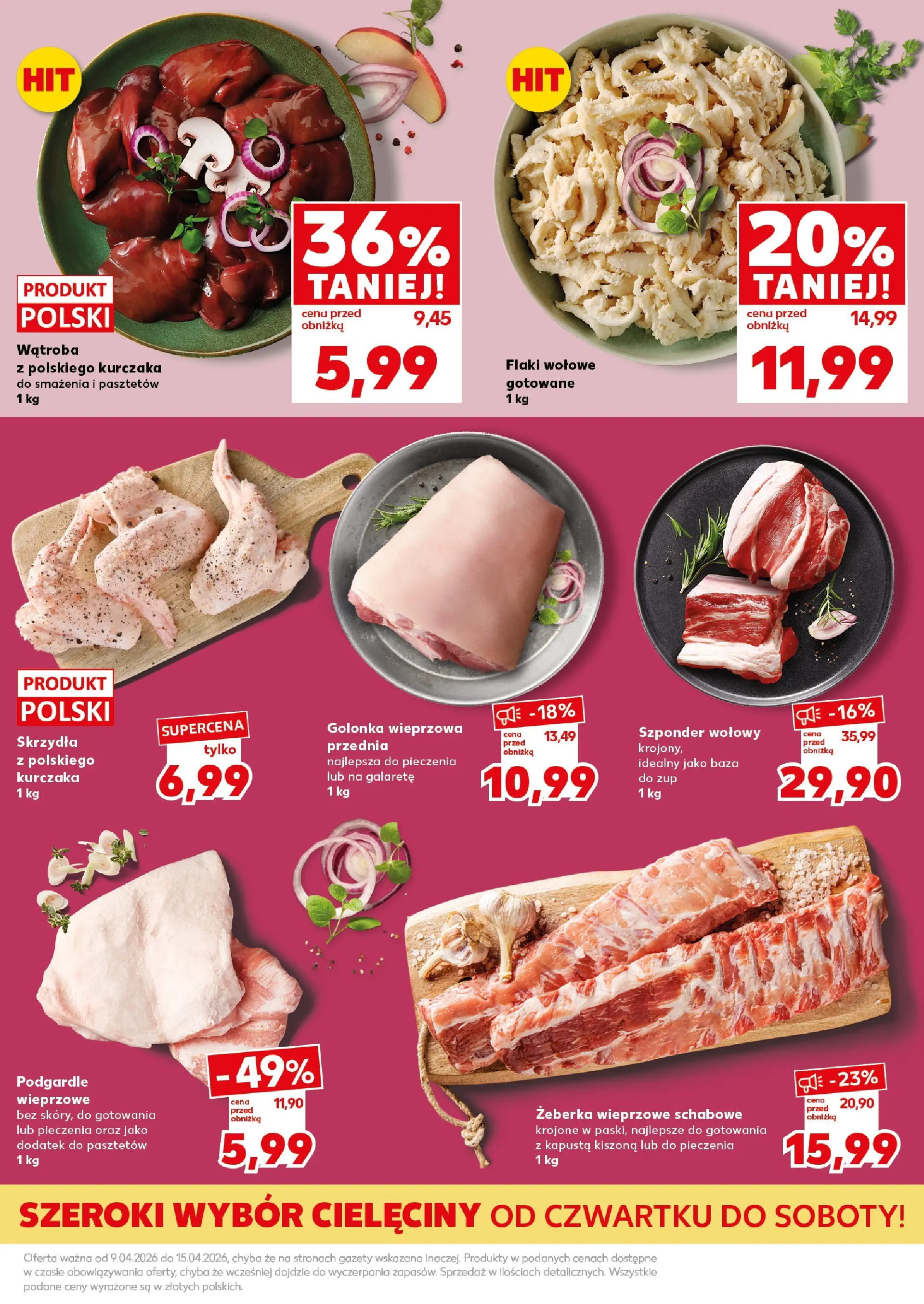 Kaufland gazetka - Super Sobota od 11.04.2026 - od jutra PDF | Strona: 11 | Produkty: Kapusta, Kapusta kiszona, Golonka wieprzowa, Flaki wołowe