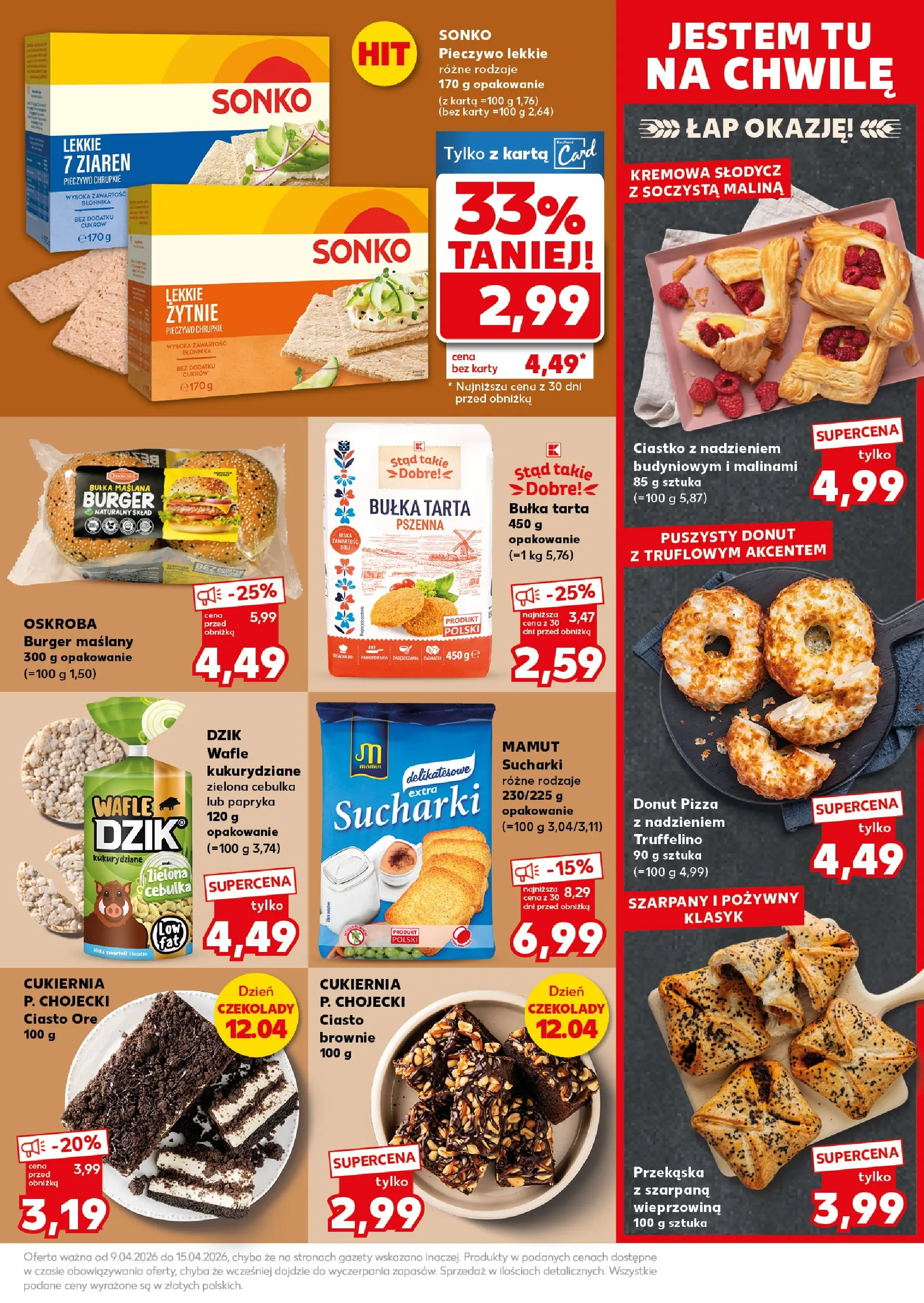 Kaufland gazetka - Super Sobota od 11.04.2026 - od jutra PDF | Strona: 17 | Produkty: Pieczywo, Wafle, Pieczywo chrupkie, Brownie