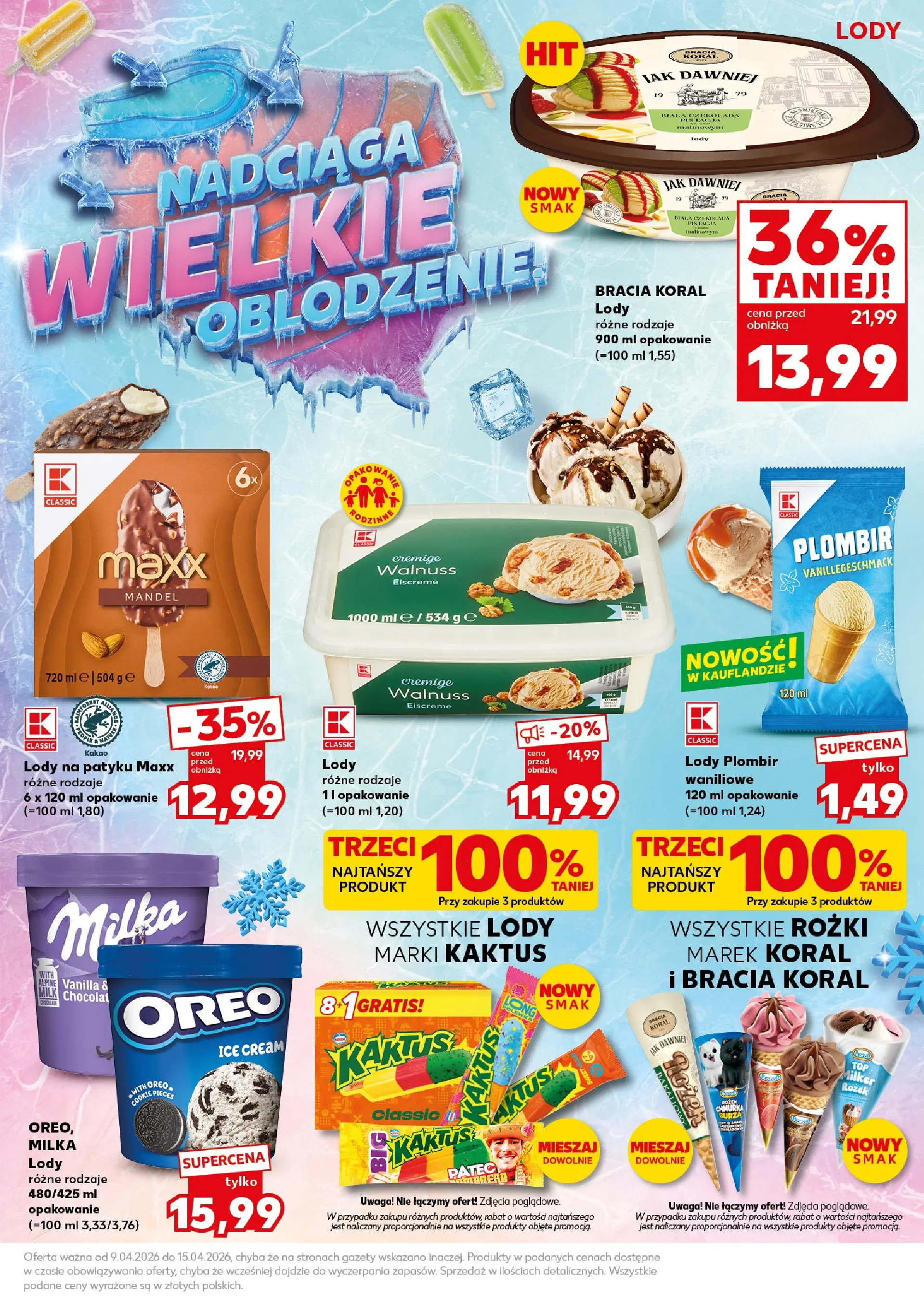Kaufland gazetka - Super Sobota od 11.04.2026 - od jutra PDF | Strona: 21 | Produkty: Kakao, Lody na patyku, Czekolada, Lody