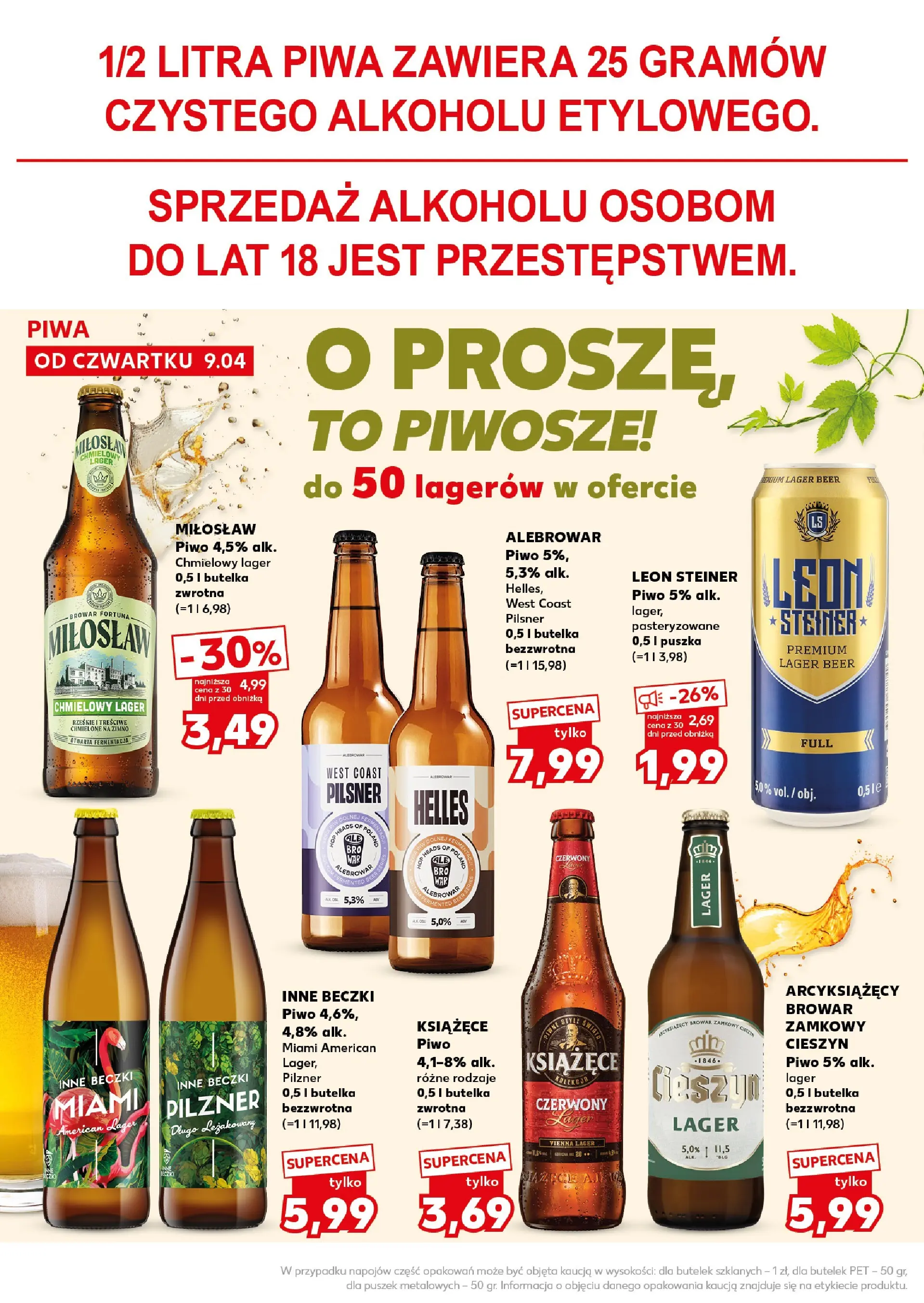 Kaufland gazetka - Super Sobota od 11.04.2026 - od jutra PDF | Strona: 24 | Produkty: Piwo