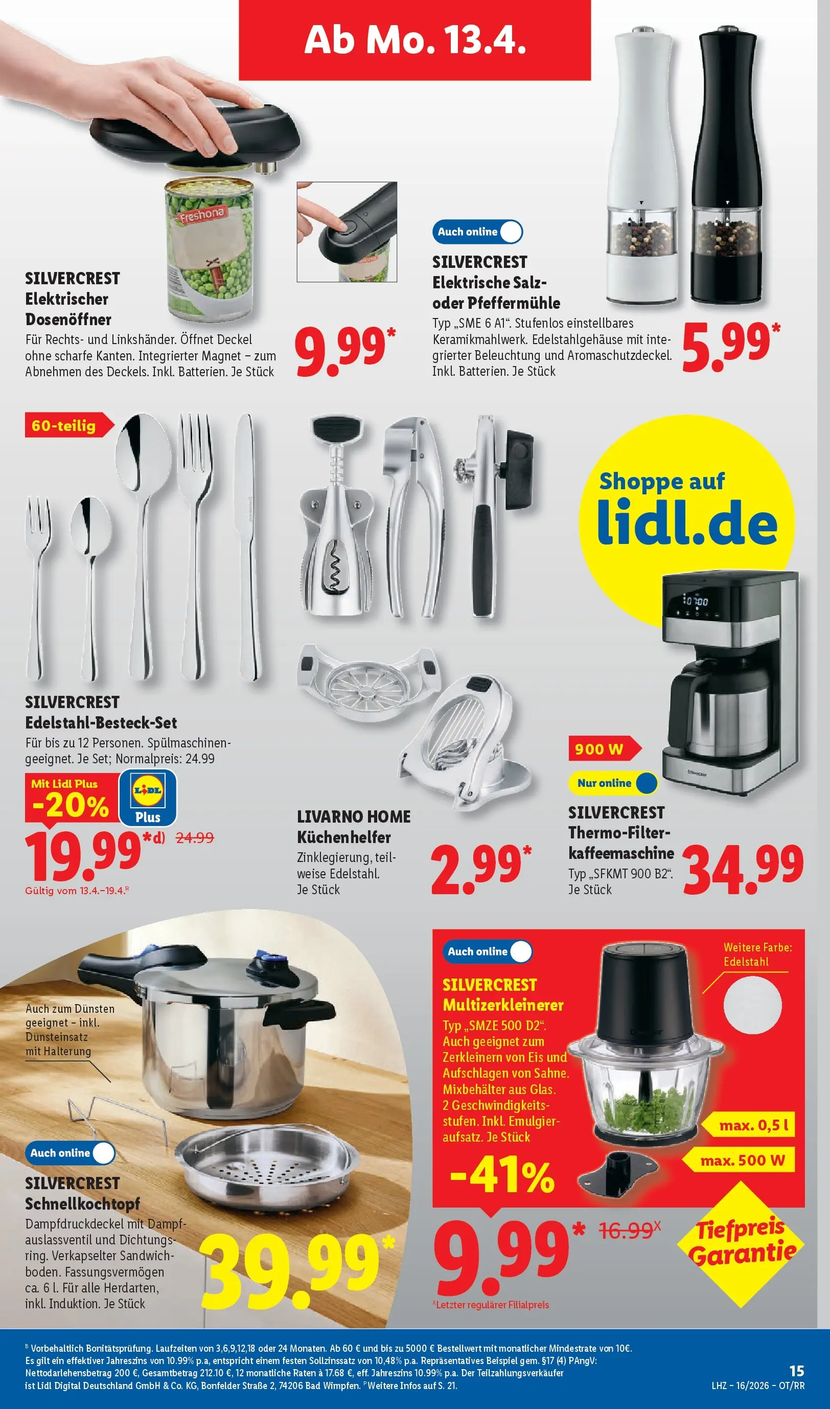 Lidl Prospekt Hagen (ab 13.04.2026) » Angebote online | Seite: 27 | Produkte: Kaffeemaschine, Salz, Eis Lidl Prospekt Hagen (ab 13.04.2026) zum Blättern » Angebote | Seite: 27 | Produkte: Kaffeemaschine, Salz, Eis
