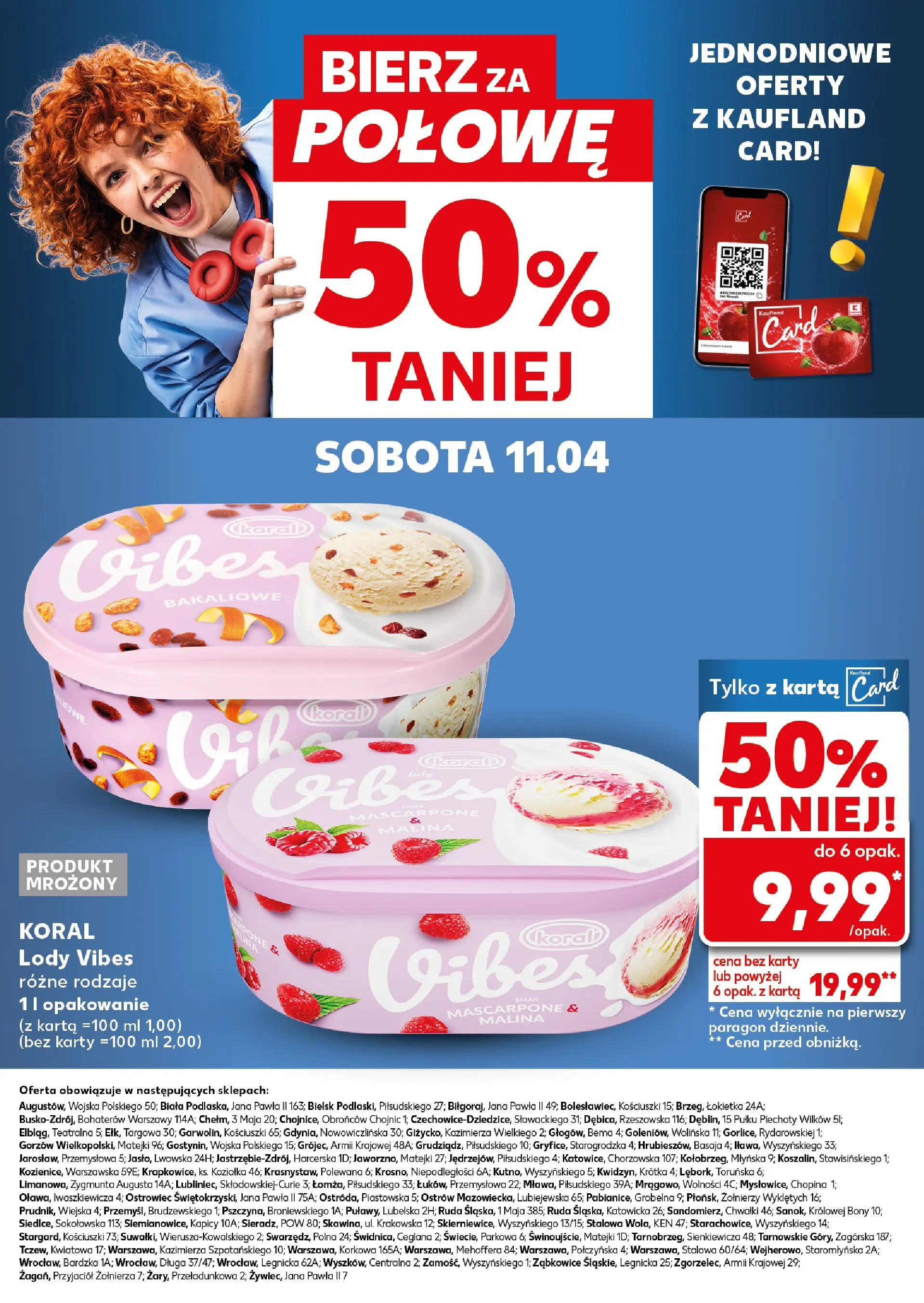 Kaufland gazetka - Super Sobota od 11.04.2026 - od jutra PDF | Strona: 28 | Produkty: Karta, Malina, Mascarpone, Lody