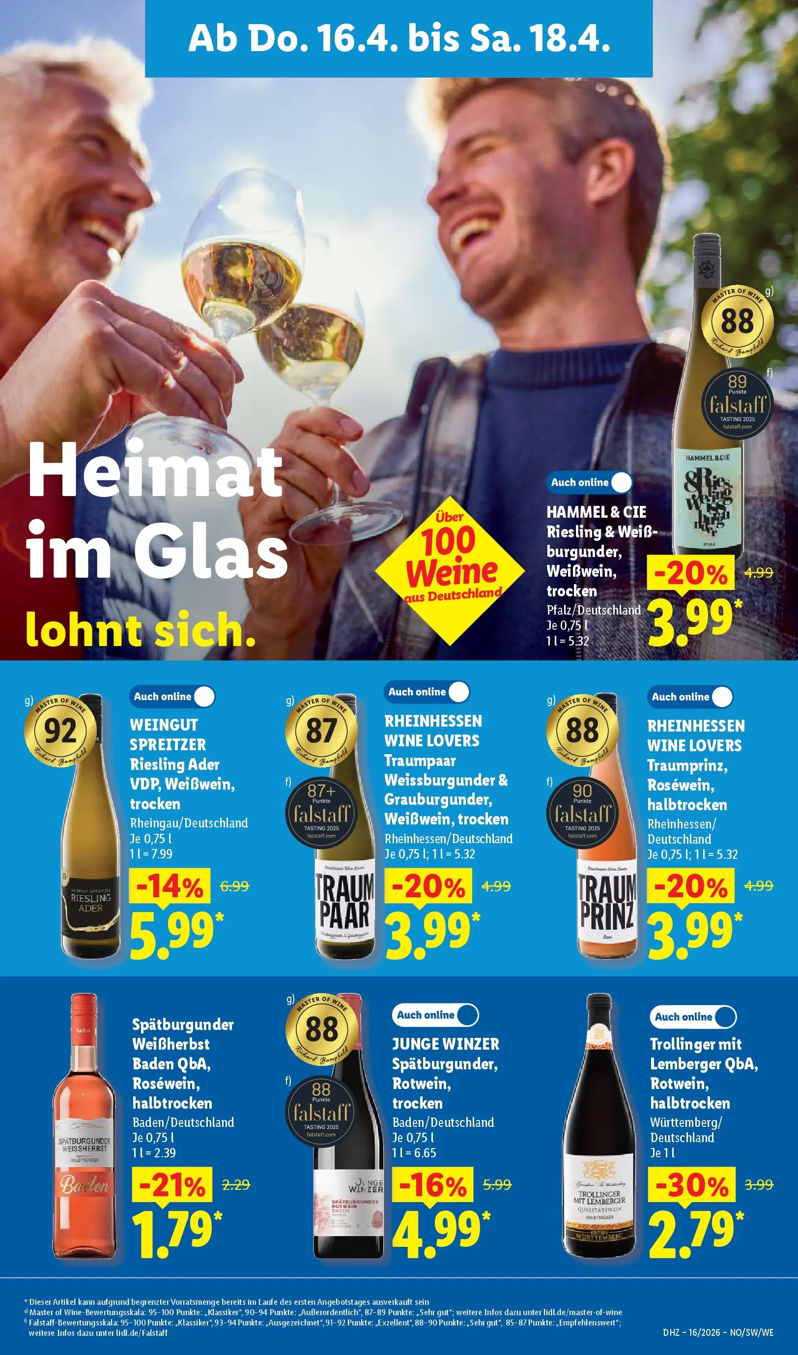 Lidl Prospekt Bad Rothenfelde (ab 13.04.2026) zum Blättern » Angebote | Seite: 59 | Produkte: Rotwein