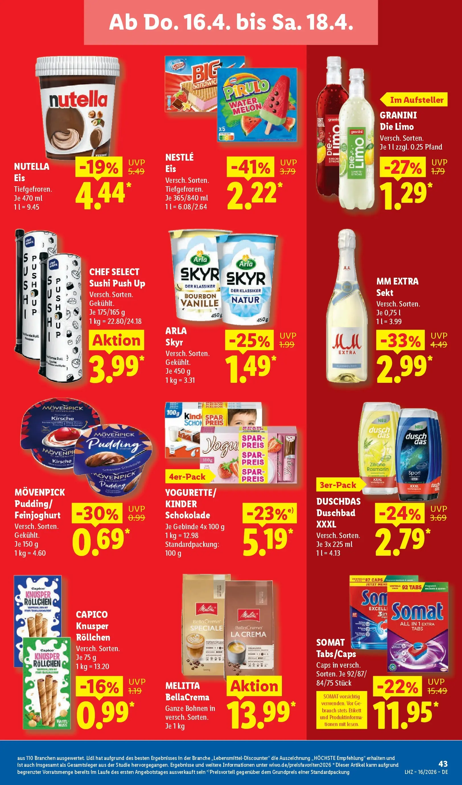 Lidl Prospekt Hof-innenstadt (ab 12.04.2026) » Angebote online | Seite: 65 | Produkte: Schokolade, Skyr, Nutella, Bourbon Lidl Prospekt Hof-innenstadt (ab 12.04.2026) zum Blättern » Angebote | Seite: 65 | Produkte: Schokolade, Skyr, Nutella, Bourbon