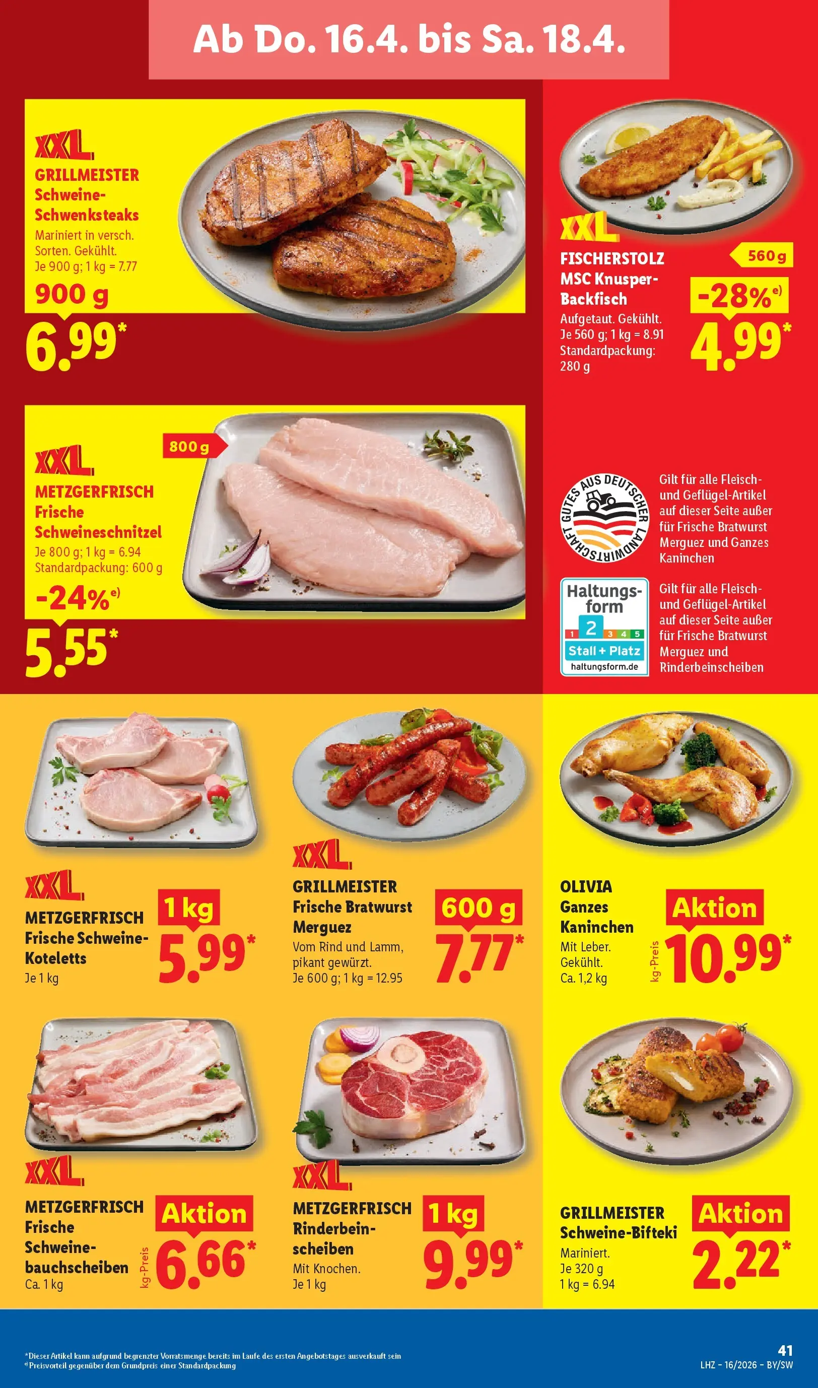 Lidl Prospekt Hof-innenstadt (ab 12.04.2026) » Angebote online | Seite: 63 | Produkte: Kaninchen, Bratwurst, Fleisch Lidl Prospekt Hof-innenstadt (ab 12.04.2026) zum Blättern » Angebote | Seite: 63 | Produkte: Kaninchen, Bratwurst, Fleisch
