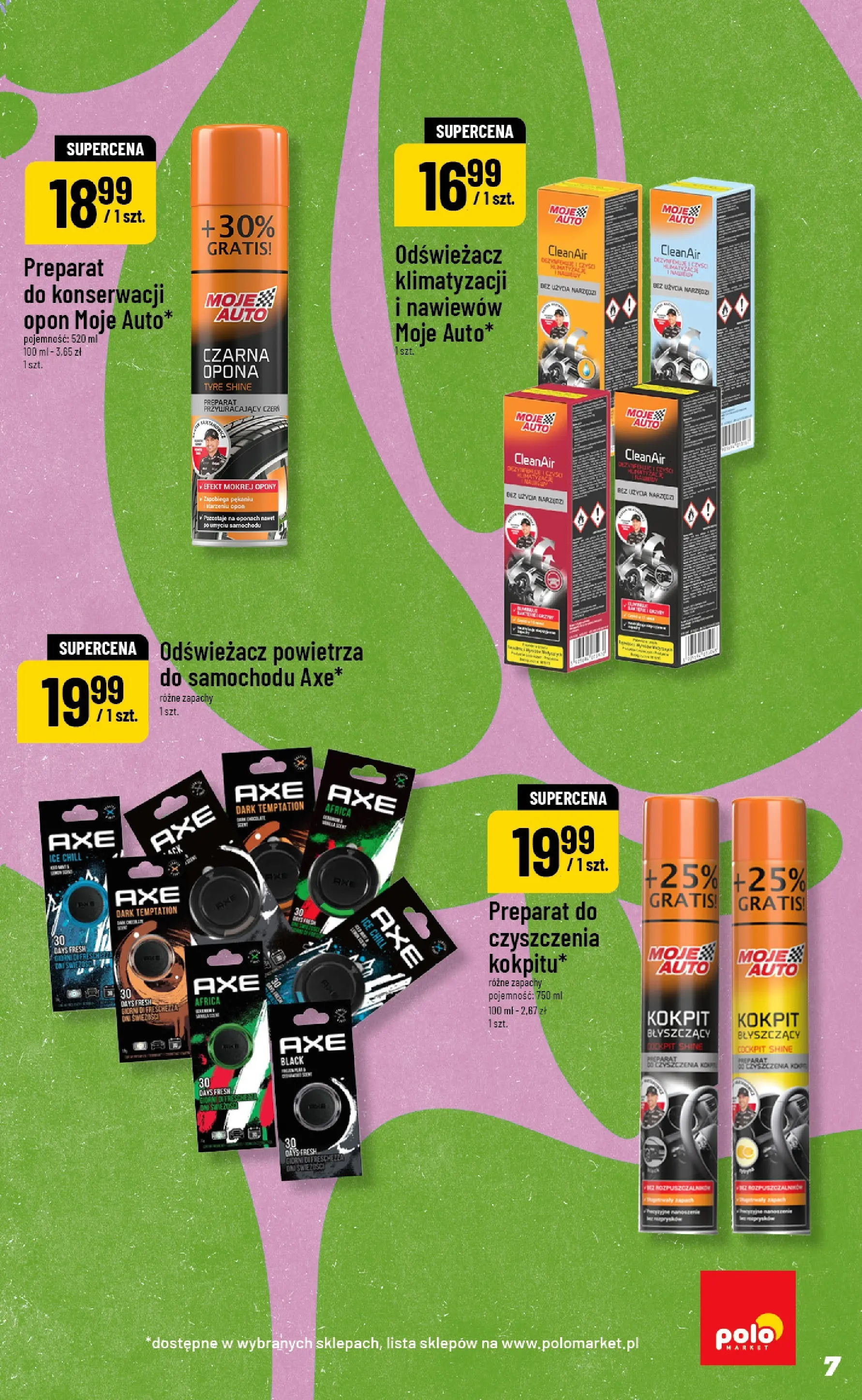 Nowa POLOmarket gazetka od jutra 08.04.2026 | Strona: 7 | Produkty: Odświeżacz, Odświeżacz powietrza