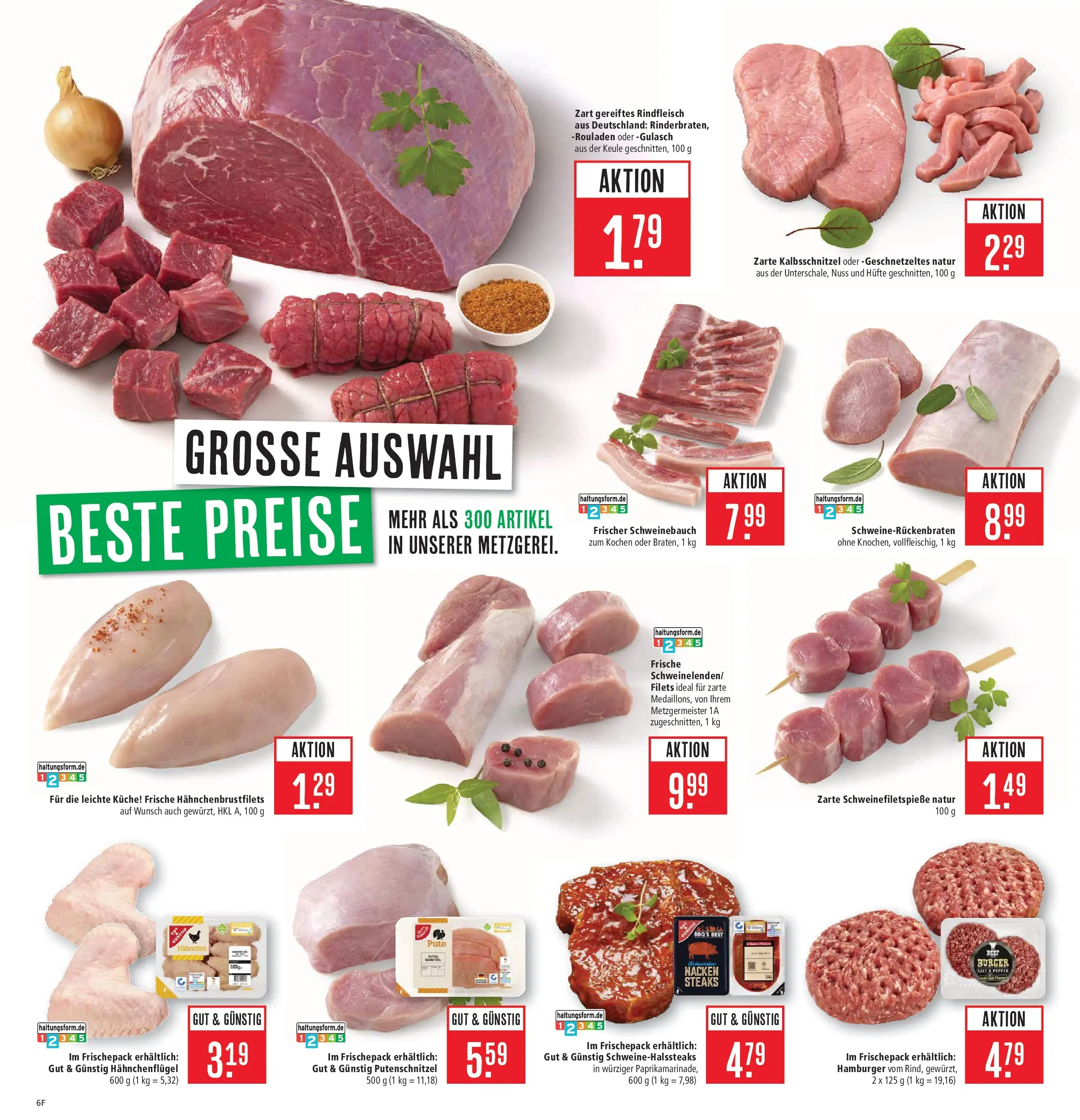 Marktkauf Prospekt Friedrichshafen	 (ab 13.04.2026) » Angebote online | Seite: 8 | Produkte: Pute, Schweinebauch, Putenschnitzel, Rindfleisch