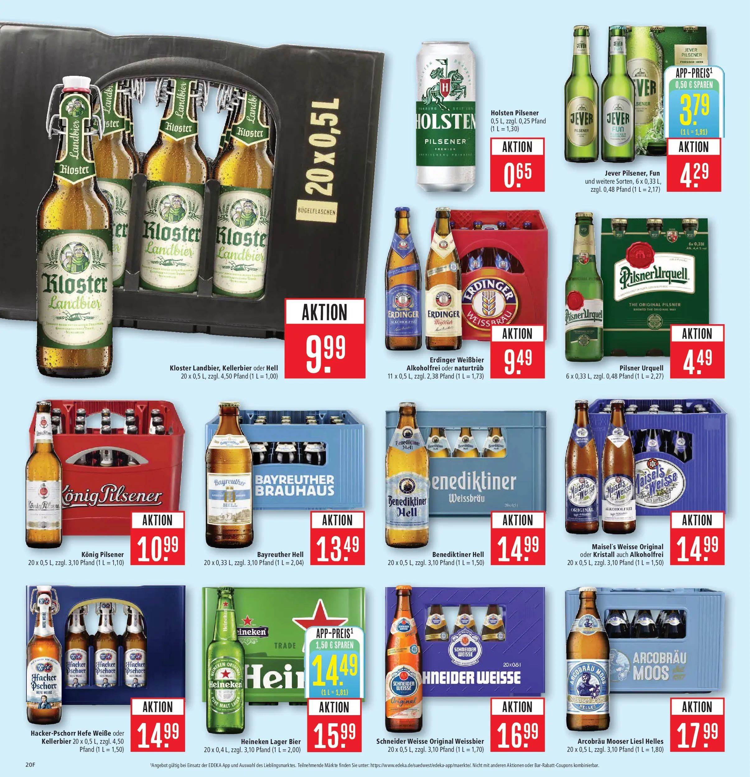 Marktkauf Prospekt Friedrichshafen	 (ab 13.04.2026) » Angebote online | Seite: 22 | Produkte: Bayreuther hell, Konig pilsener, Benediktiner hell, Jever