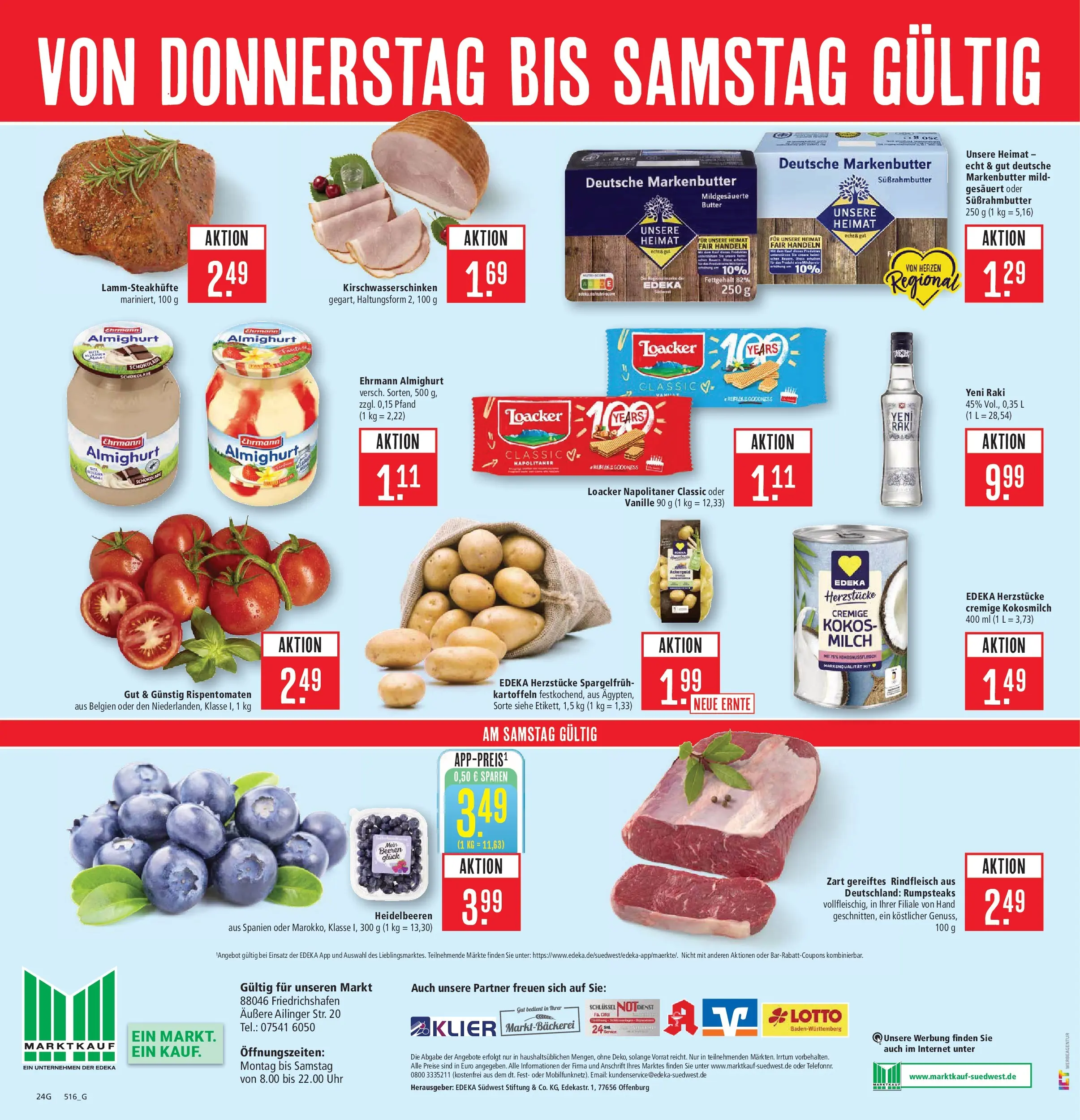 Marktkauf Prospekt Friedrichshafen	 (ab 13.04.2026) » Angebote online | Seite: 32 | Produkte: Milch, Butter, Kartoffeln, Uhr