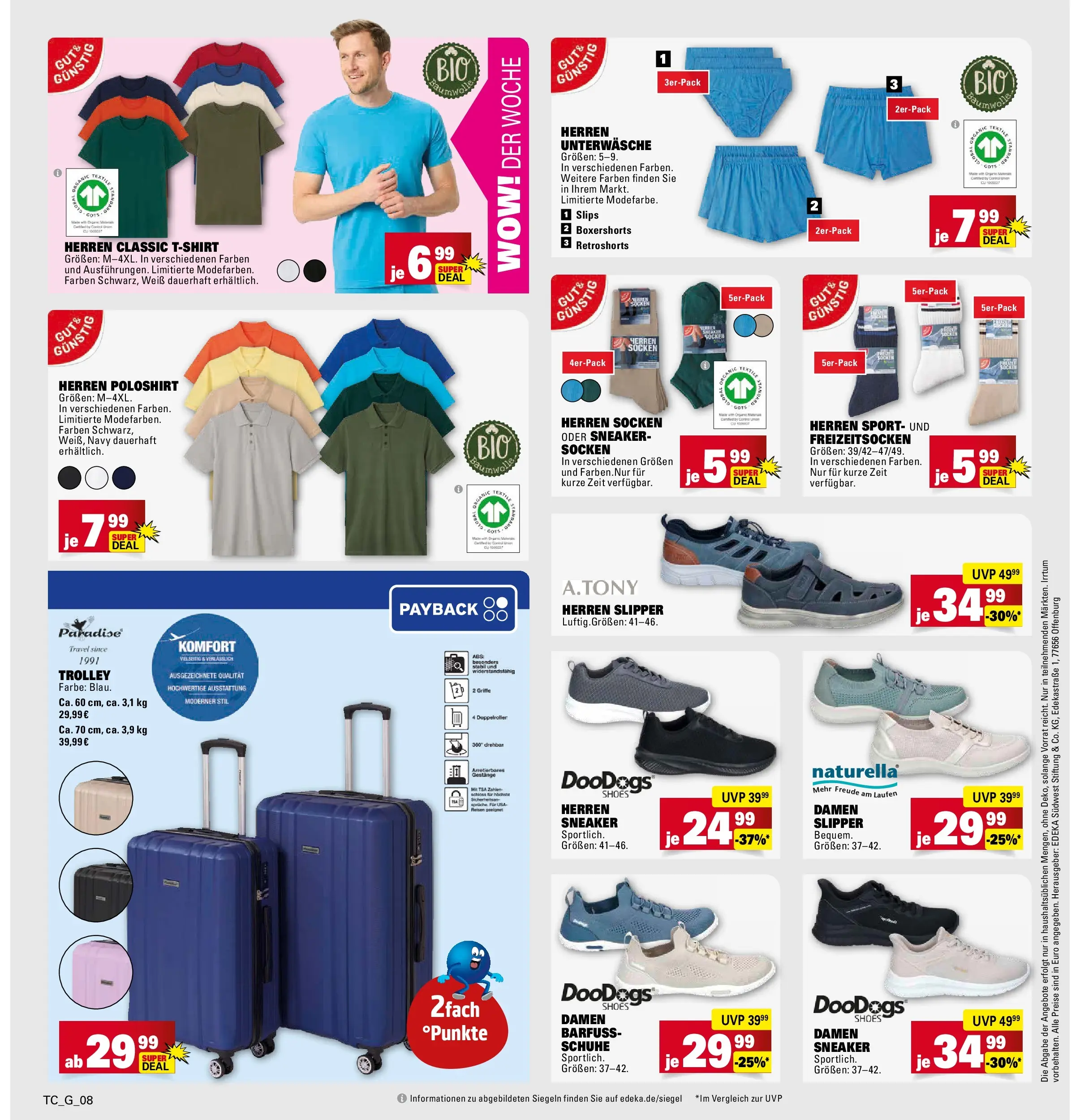 Marktkauf Prospekt Filderstadt	 (ab 13.04.2026) » Angebote online | Seite: 40 | Produkte: Poloshirt, Unterwäsche, Socken