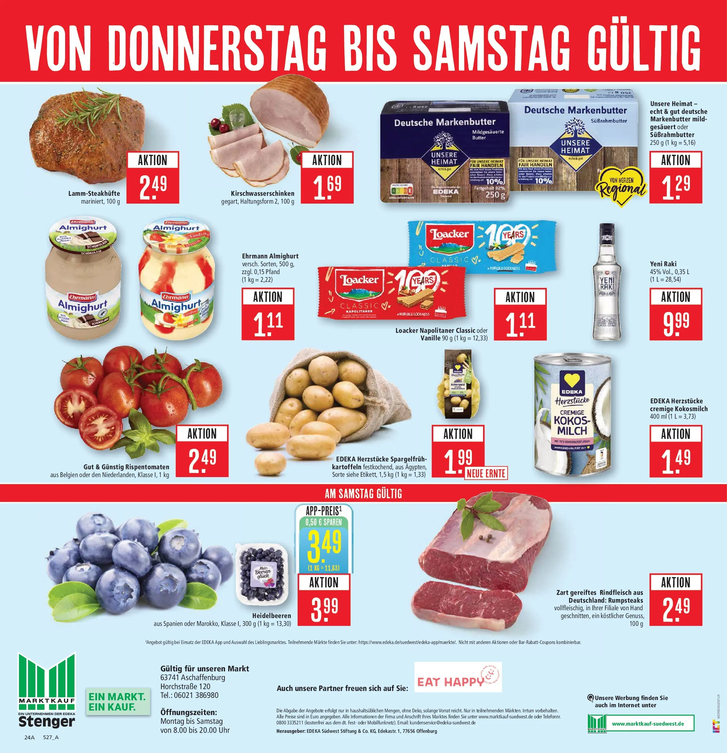 Marktkauf Prospekt Aschaffenburg	 (ab 13.04.2026) » Angebote online | Seite: 31 | Produkte: Milch, Kartoffeln, Hut, Uhr