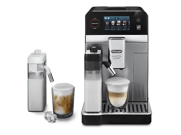 De'Longhi ECAM 470.85.MB ELETTA ultra Kaffeevollautomat (Silber, Kegelmahlwerk, 19 bar)