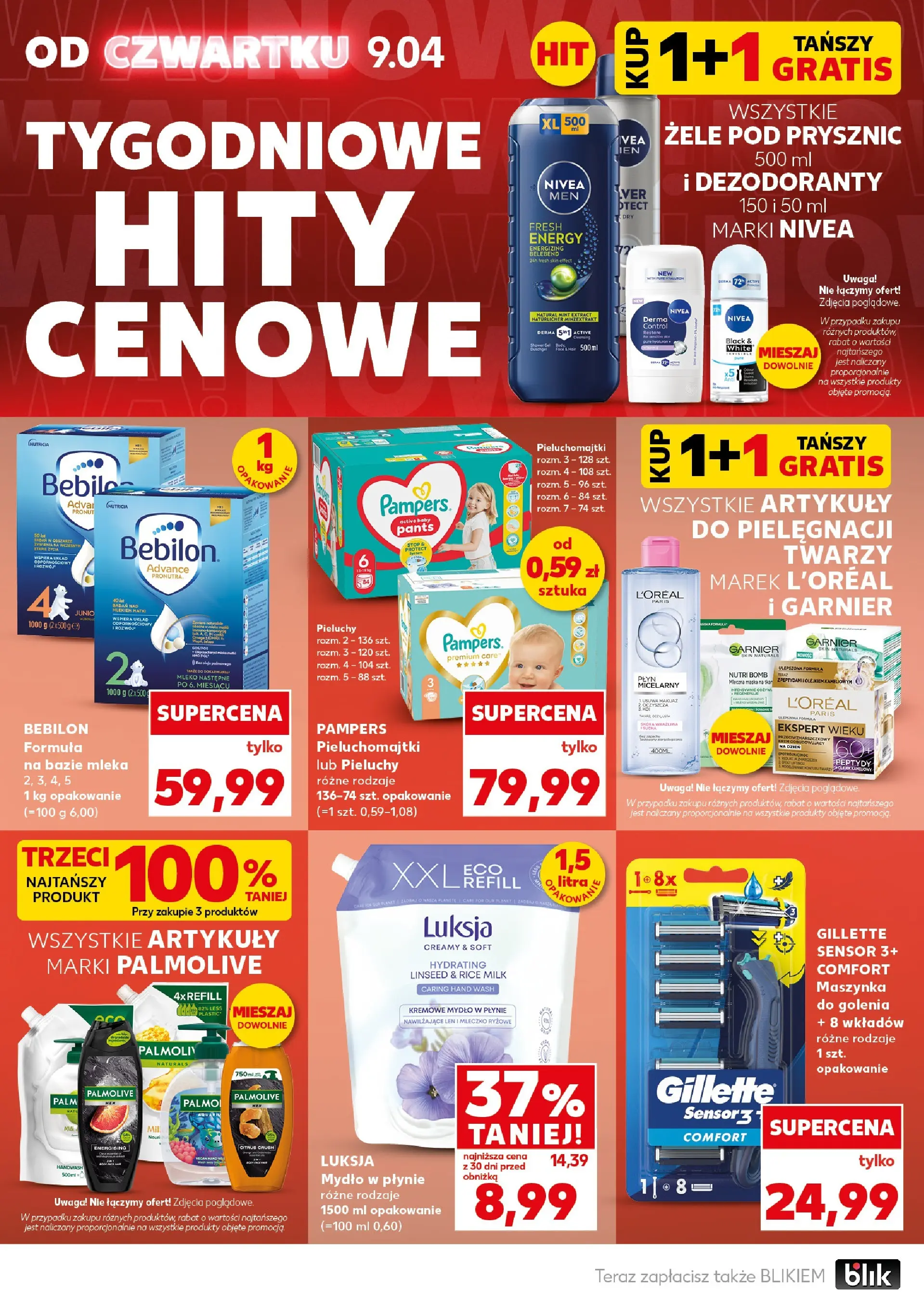 Kaufland - Kaufland Mocny Start ważne do 15.04 od 12.04.2026 - od jutra PDF | Strona: 8 | Produkty: Kremowe mydło w płynie, Mydło w płynie, Prysznic, Mydło