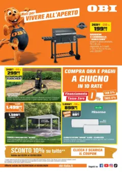 Anteprima del volantino OBI - Nati per vivere all'aperto valido a partire dal 03.04.2026