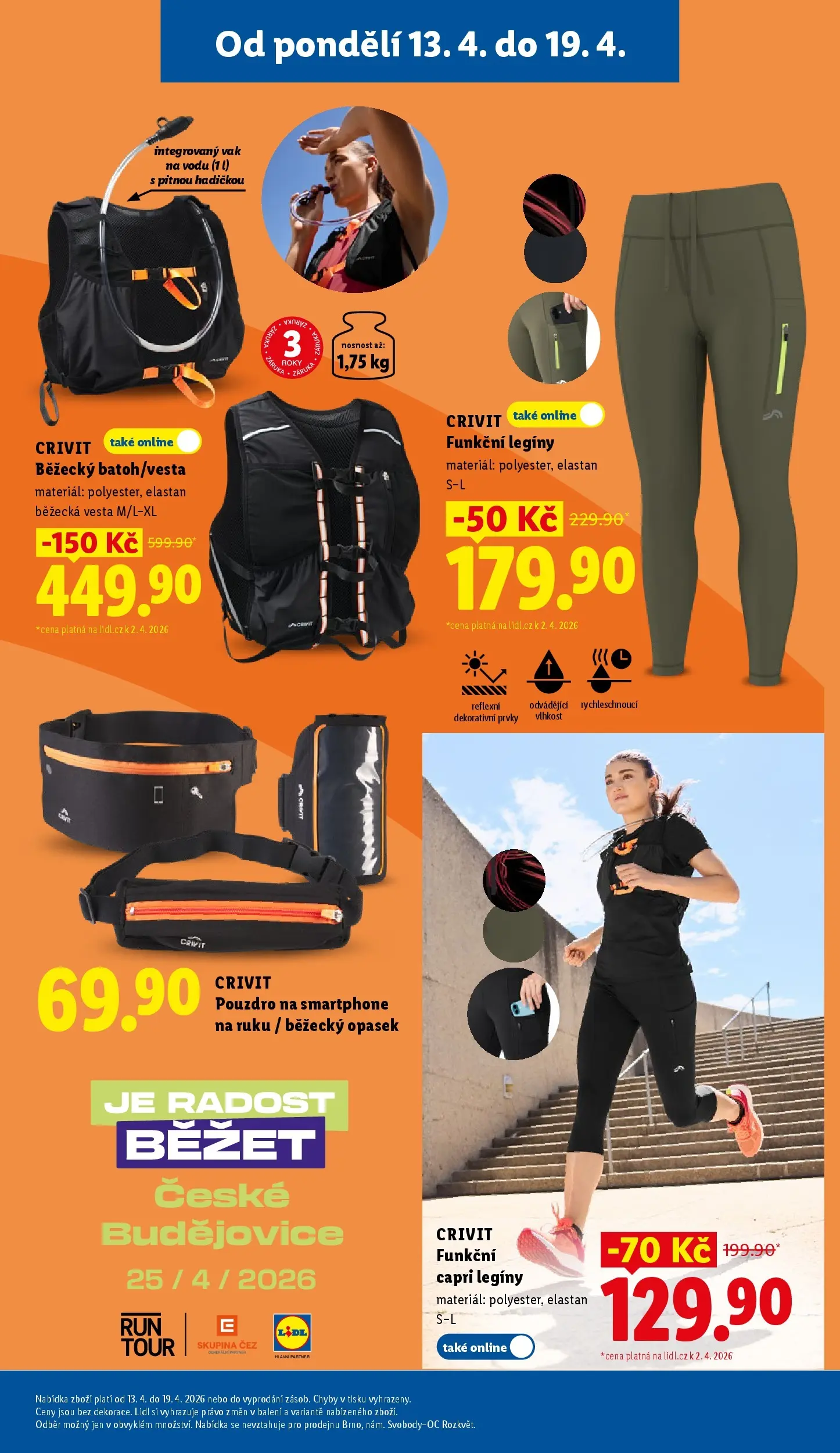 Lidl leták od 12.04.2026 - Nový akční leták | Strana: 33 | Produkty: Vesta, Legíny, Opasek, Pouzdro