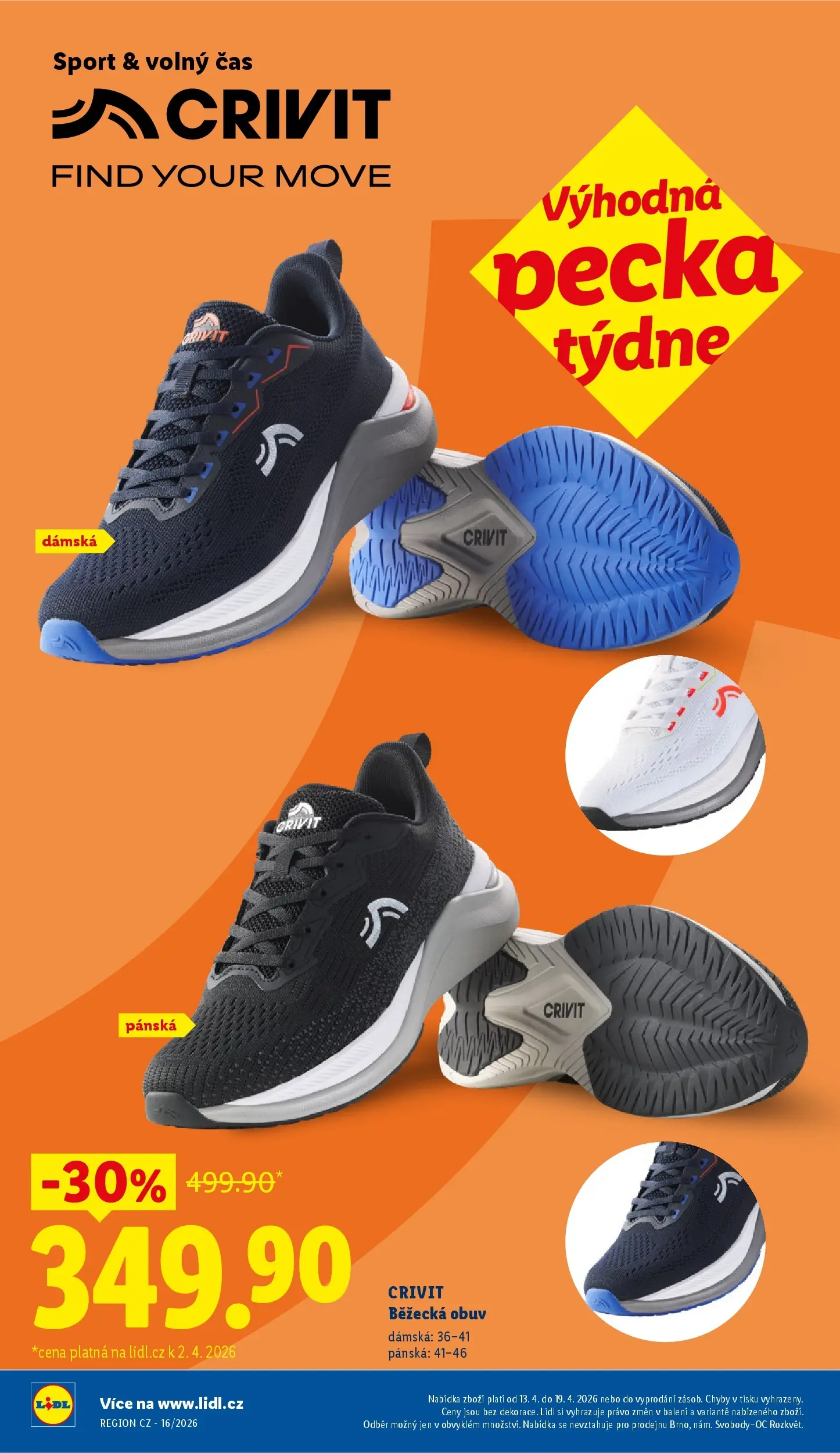 Lidl leták od 12.04.2026 - Nový akční leták | Strana: 6 | Produkty: Obuv