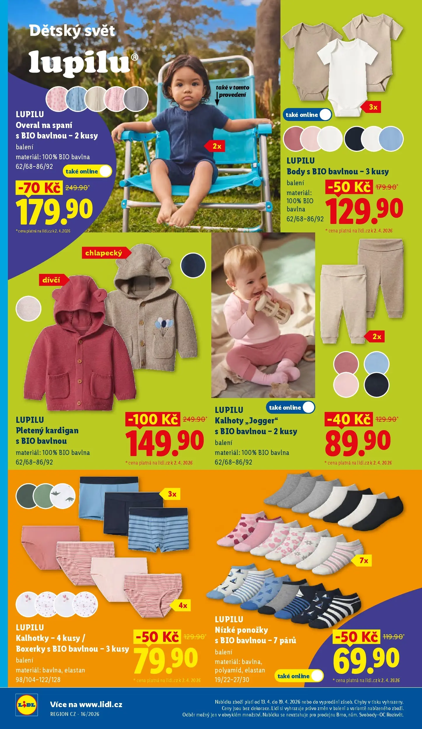 Lidl leták od 12.04.2026 - Nový akční leták | Strana: 38 | Produkty: Kalhoty, Boxerky, Overal na spaní, Pants
