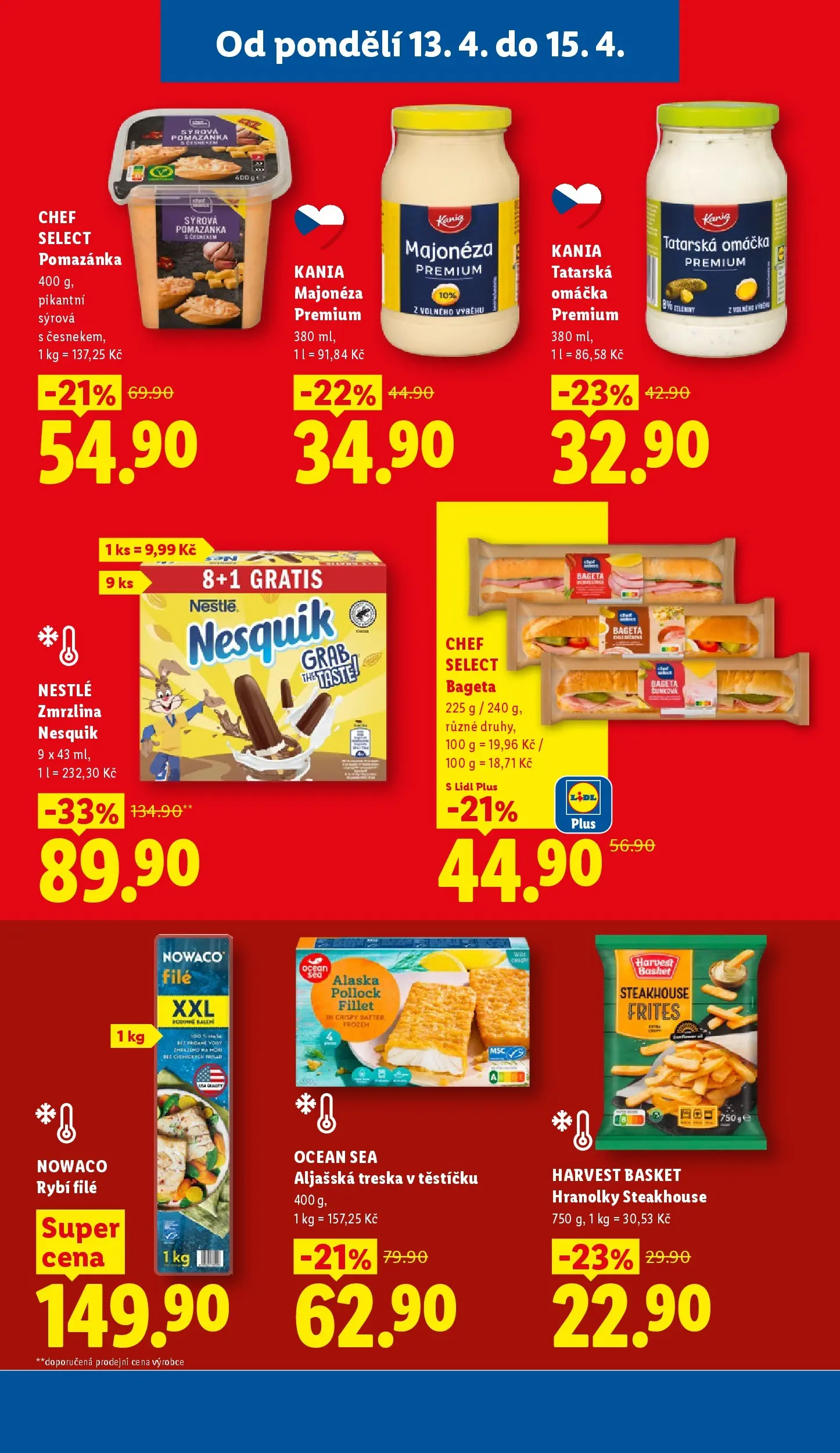 Lidl leták od 12.04.2026 - Nový akční leták | Strana: 25 | Produkty: Aljašská treska, Rybí filé, Tatarská omáčka, File